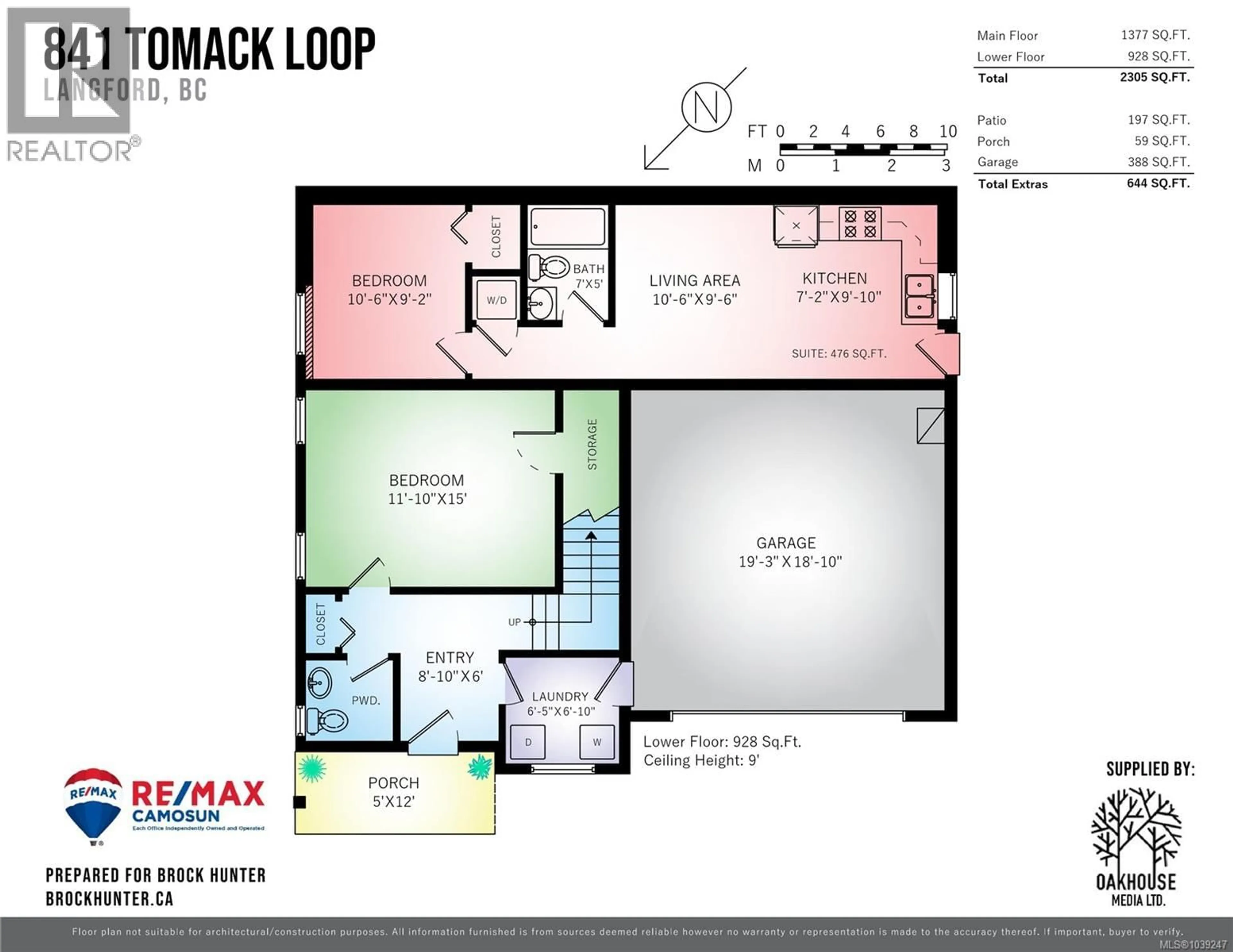 Floor plan for 841 TOMACK LOOP, Langford British Columbia V9C3X3