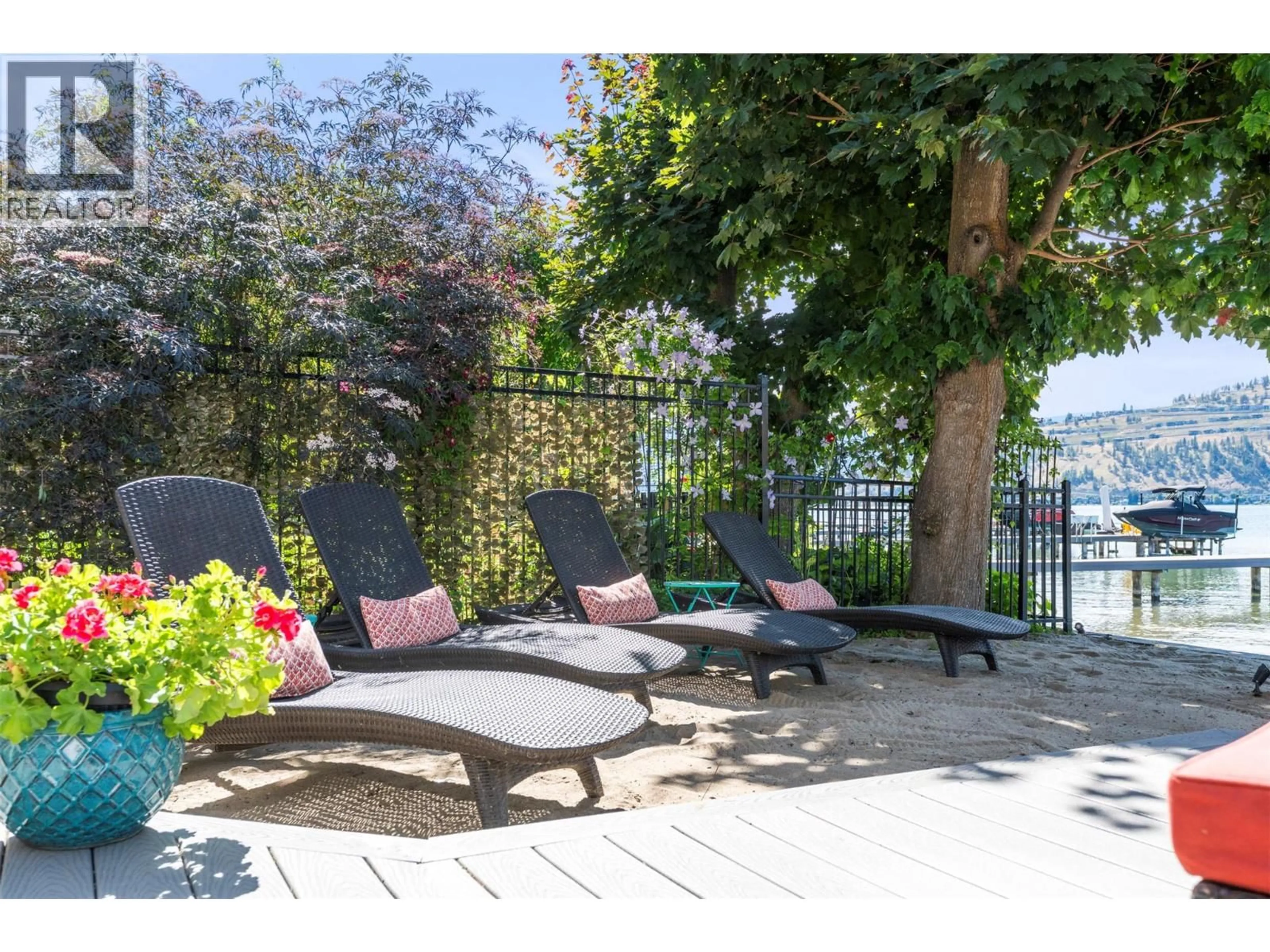 Patio, water/lake/river/ocean view for 8049 OKANAGAN LANDING ROAD, Vernon British Columbia V1H1J4