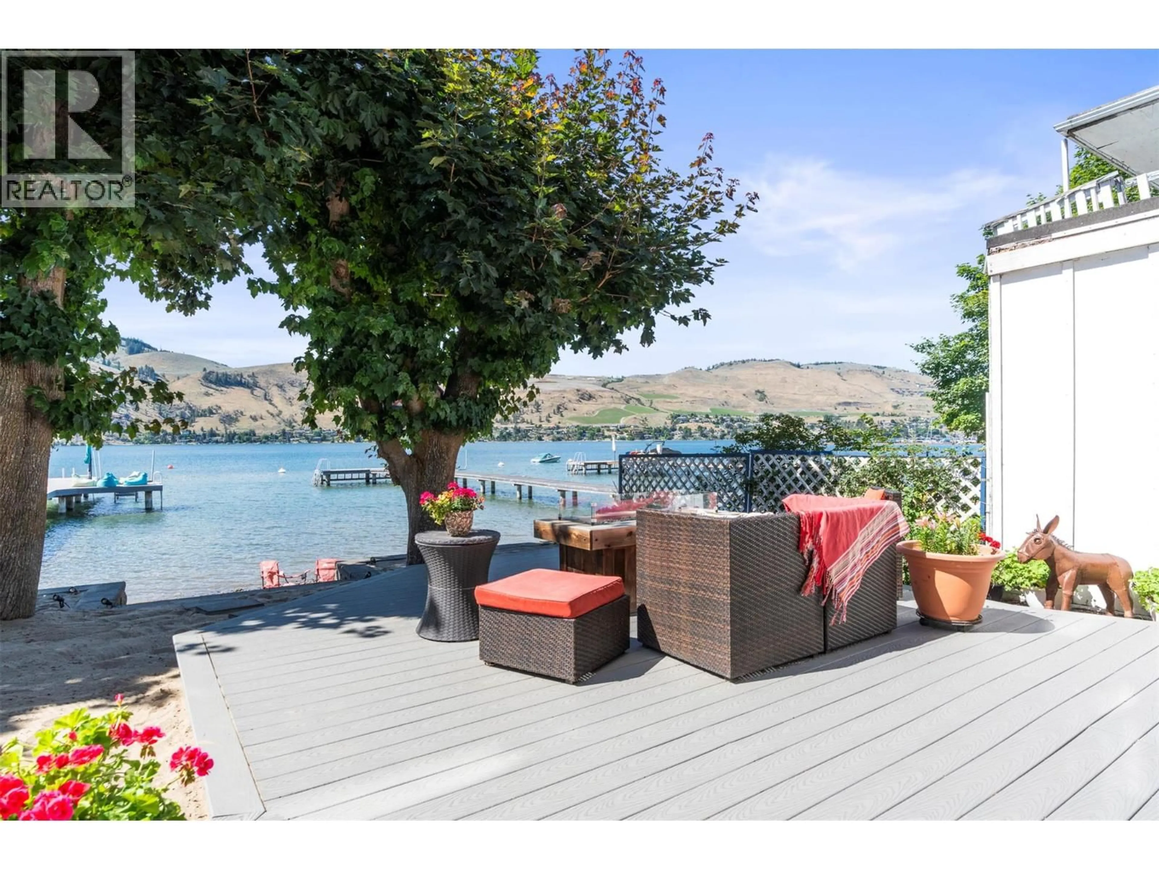 Patio, water/lake/river/ocean view for 8049 OKANAGAN LANDING ROAD, Vernon British Columbia V1H1J4