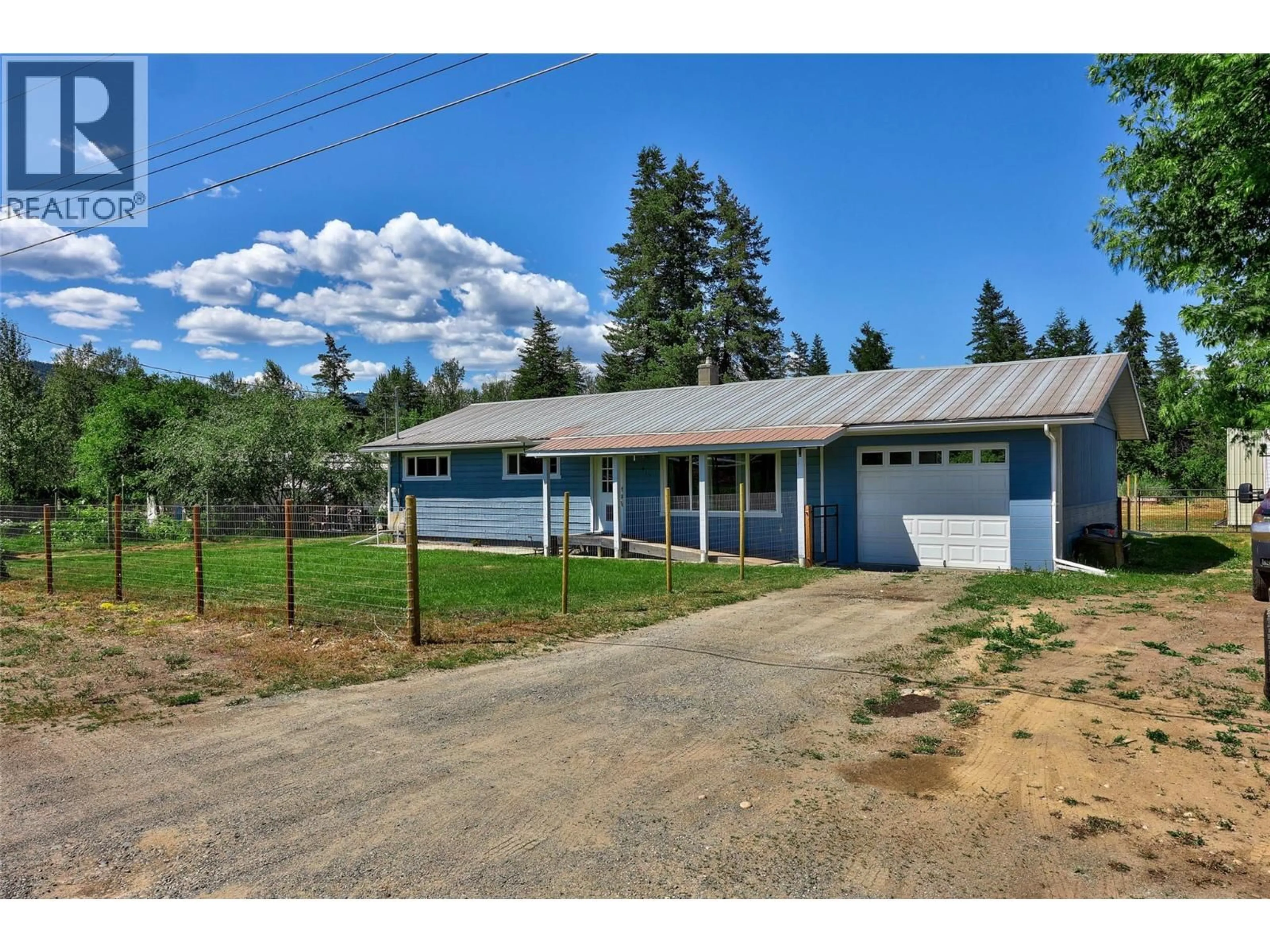 A pic from outside/outdoor area/front of a property/back of a property/a pic from drone, street for 417 CARLSTROM ROAD, Barriere British Columbia V0E1E1