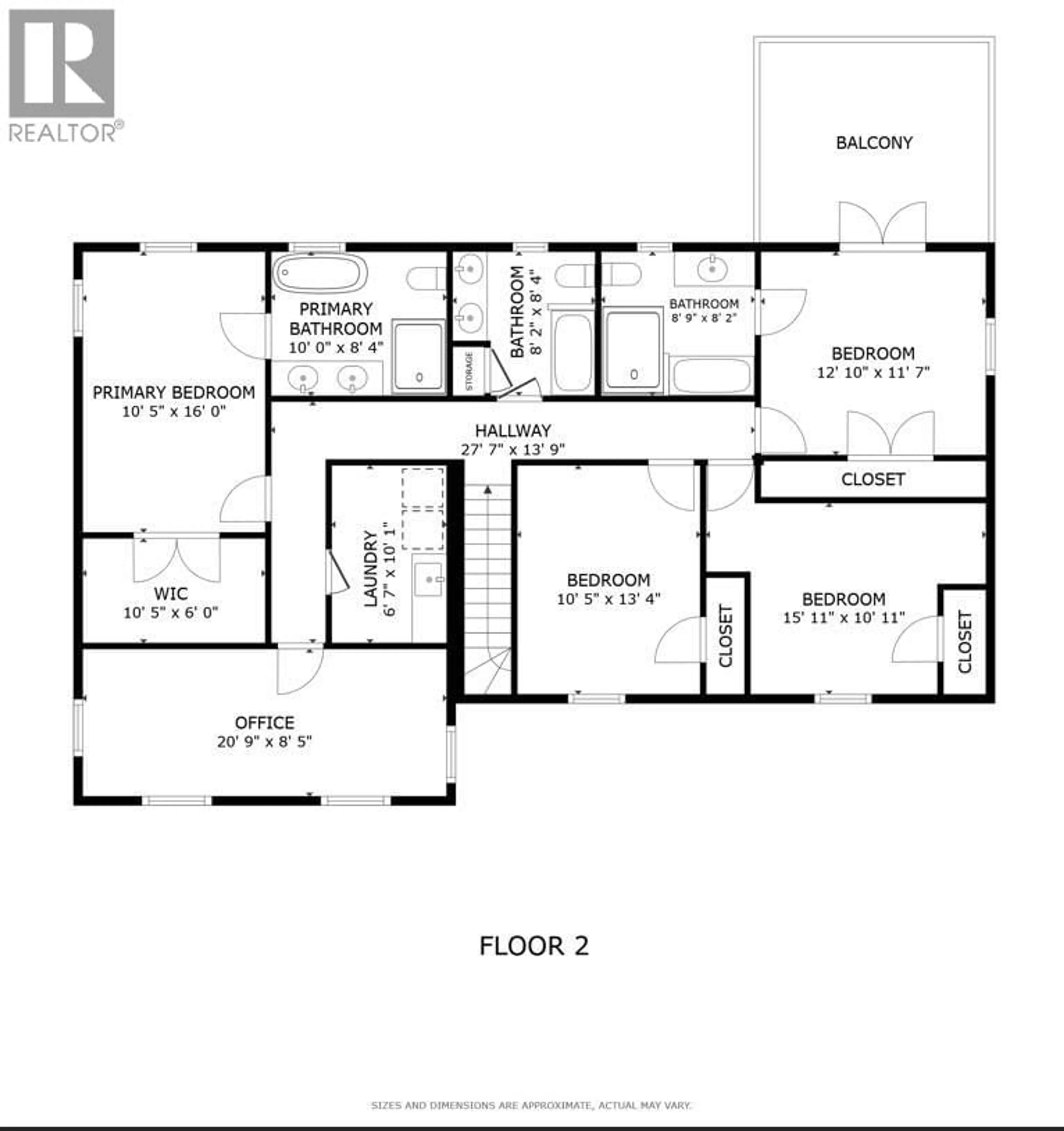 Floor plan for 599 SHERWOOD ROAD, Kelowna British Columbia V1W1E6