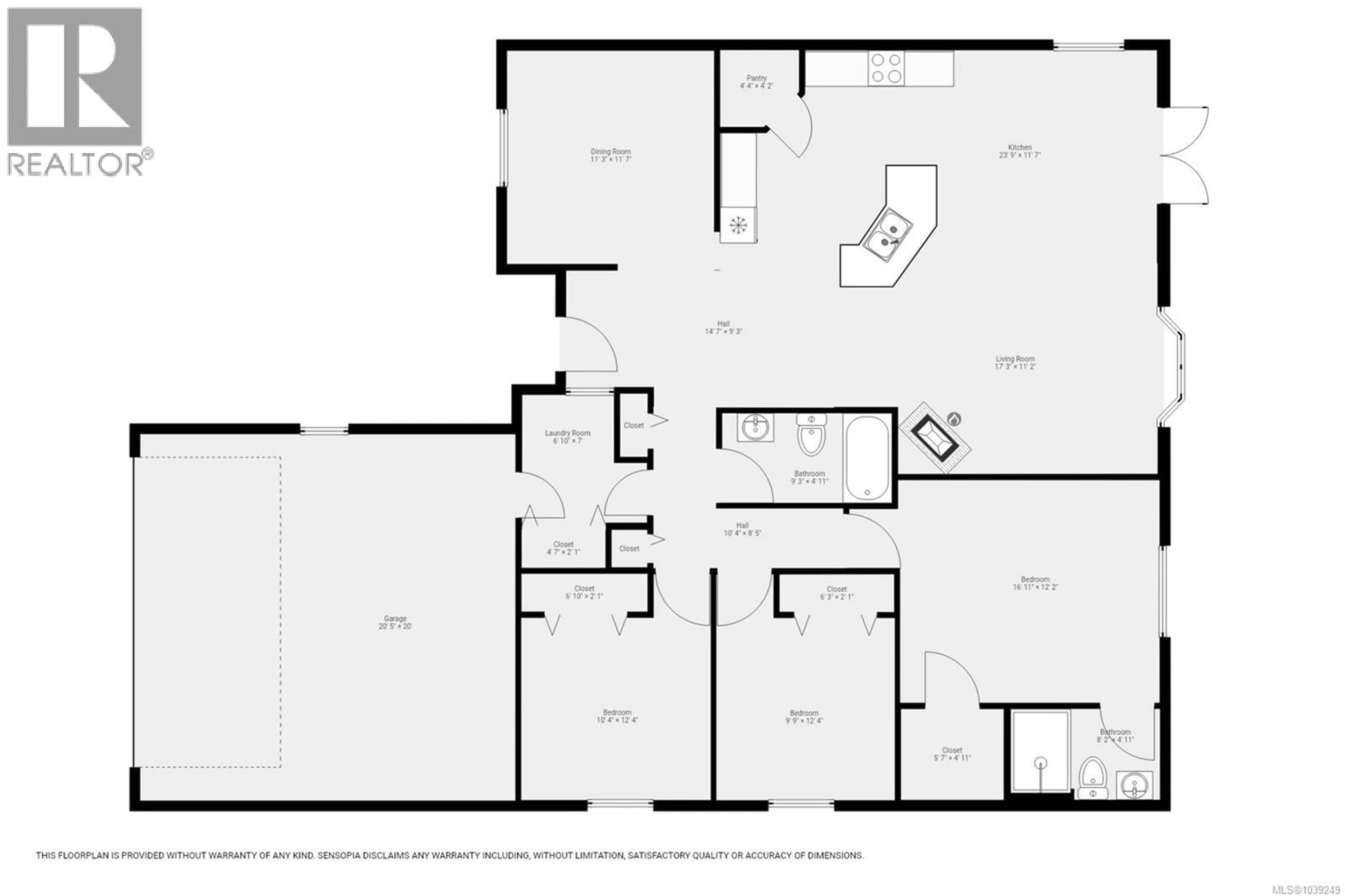 Floor plan for 2984 THURSTON PLACE, Campbell River British Columbia V9H0A6