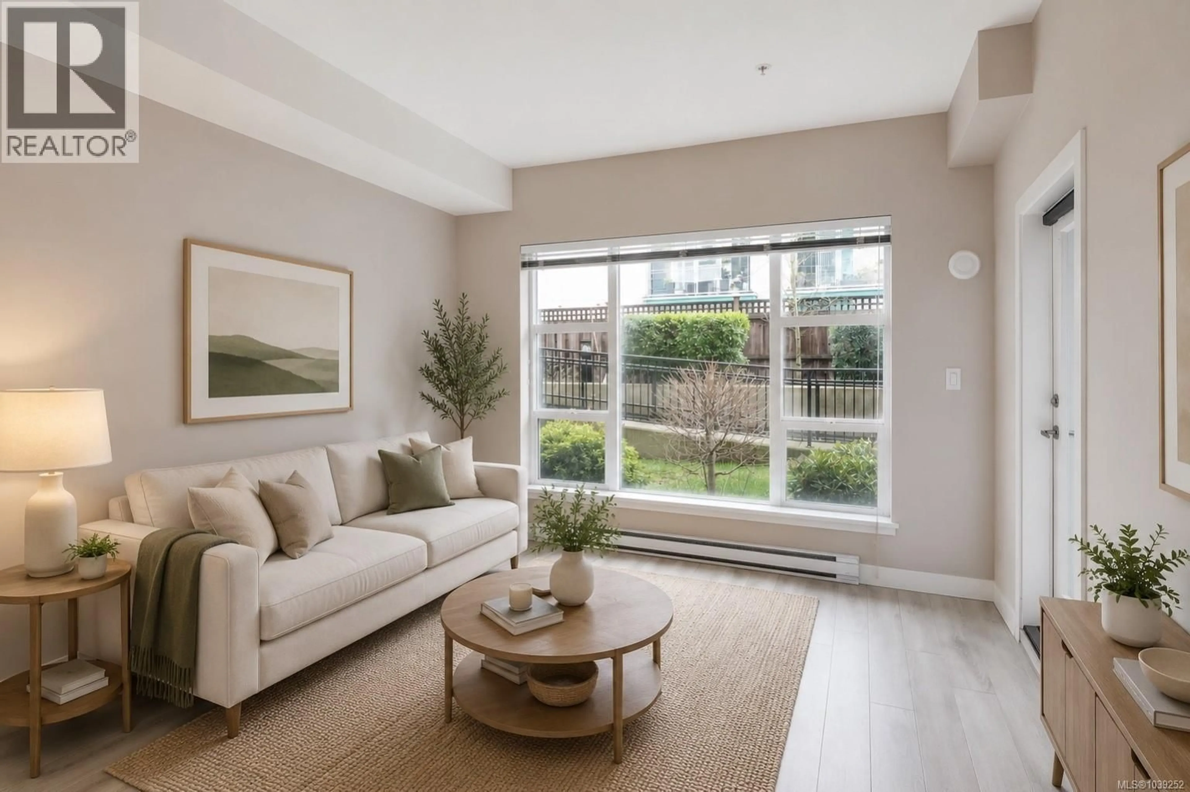 Living room with furniture, unknown for 106 - 1020 INVERNESS ROAD, Saanich British Columbia V8X0B1