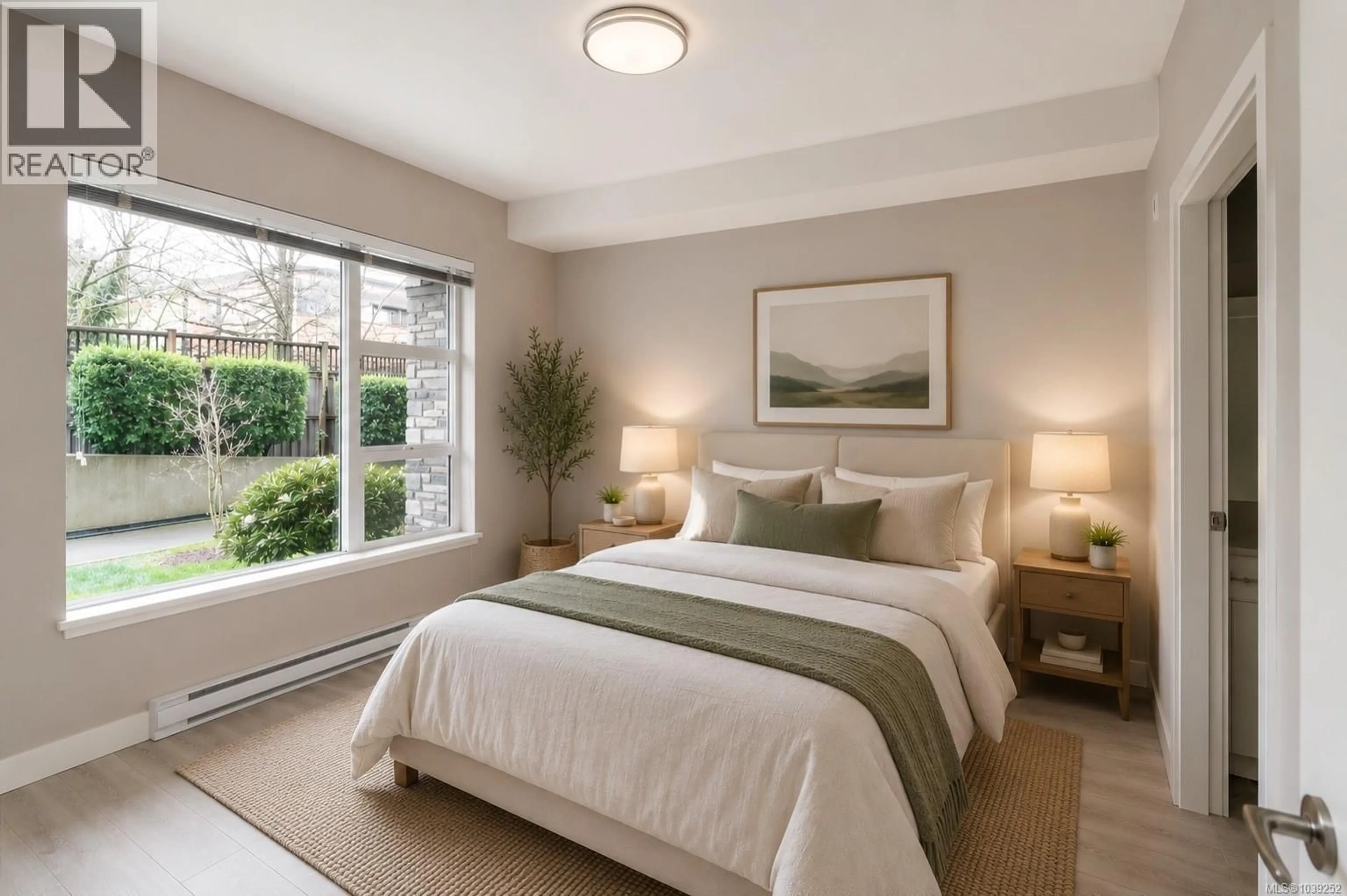Bedroom with bed, unknown for 106 - 1020 INVERNESS ROAD, Saanich British Columbia V8X0B1
