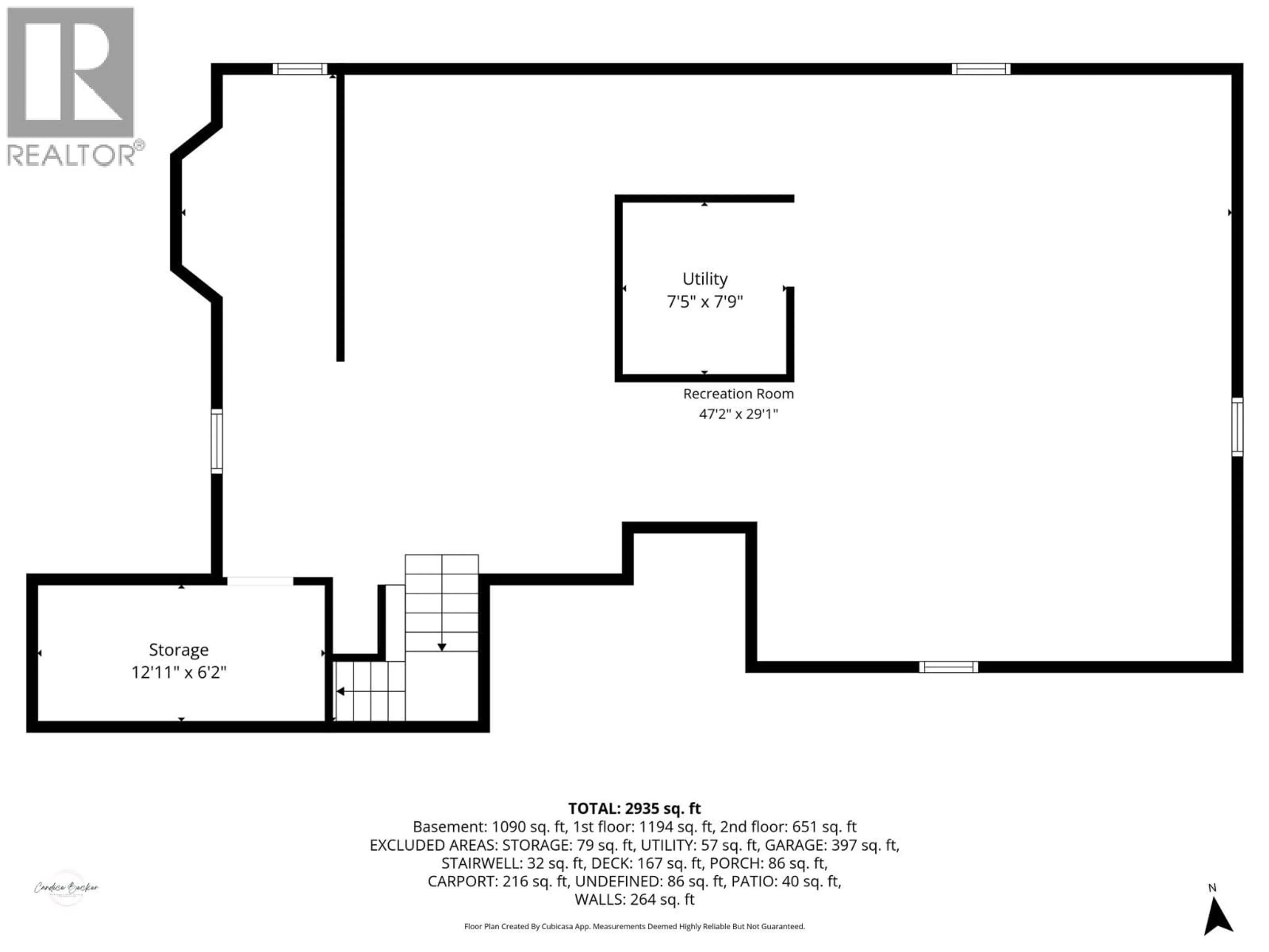 Floor plan for 3356 EAST LAKE DRIVE, Christina Lake British Columbia V0H1E1
