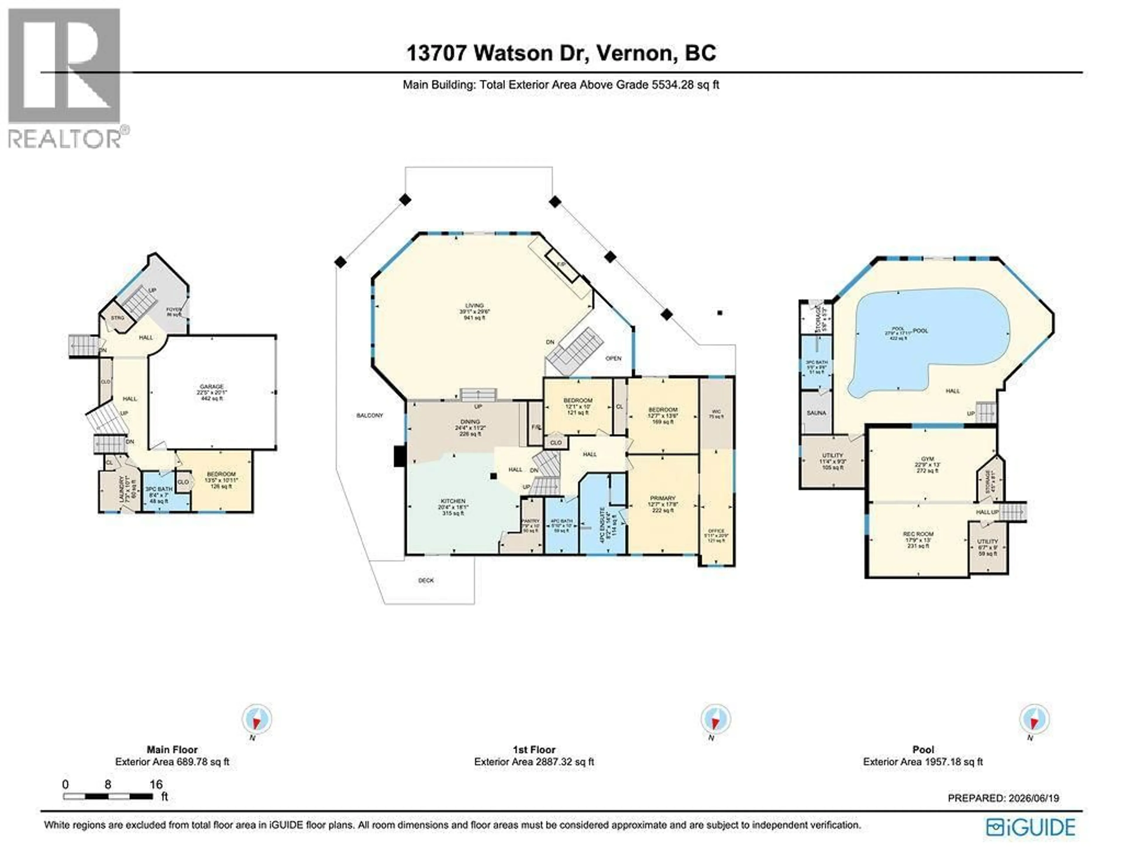 Floor plan for 13707 WATSON DRIVE, Coldstream British Columbia V1B1X7
