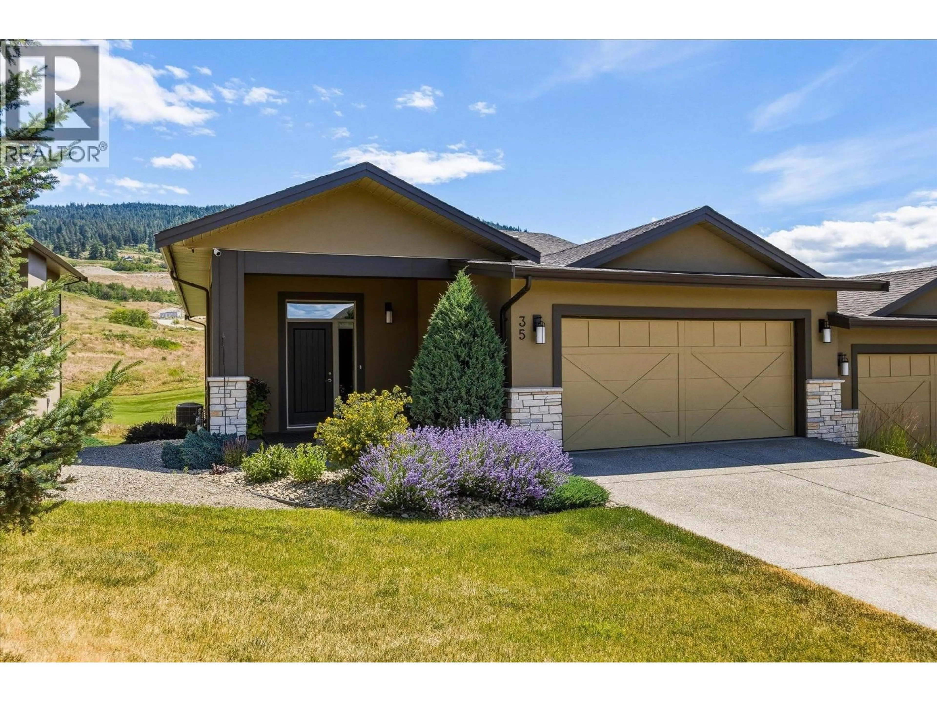 Home with brick exterior material, street for 35 - 1836 TOWER RANCH BOULEVARD, Kelowna British Columbia V1P1S8