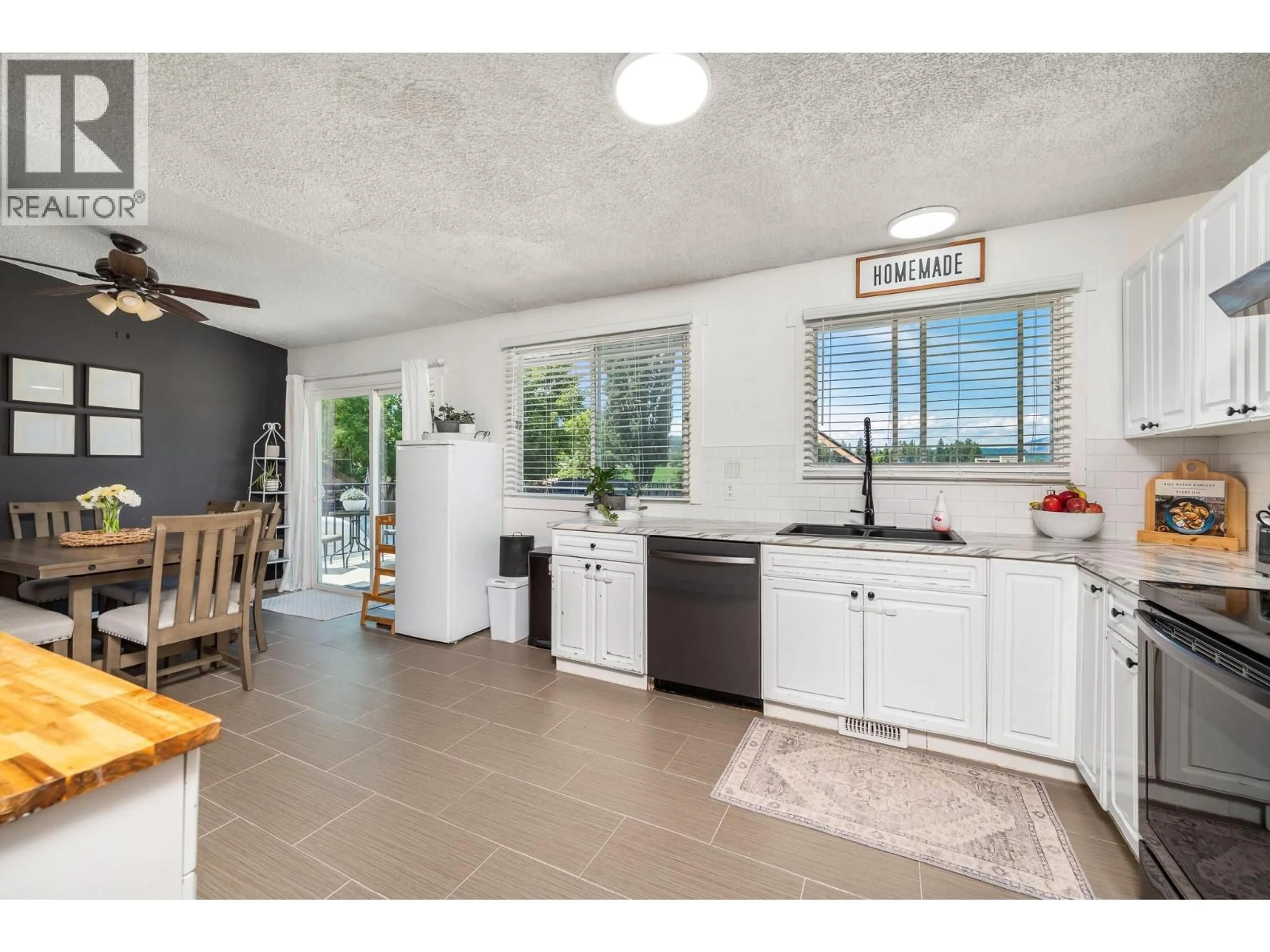Open concept kitchen, ceramic/tile floor for 792 FRASER ROAD, Lumby British Columbia V0E2G7