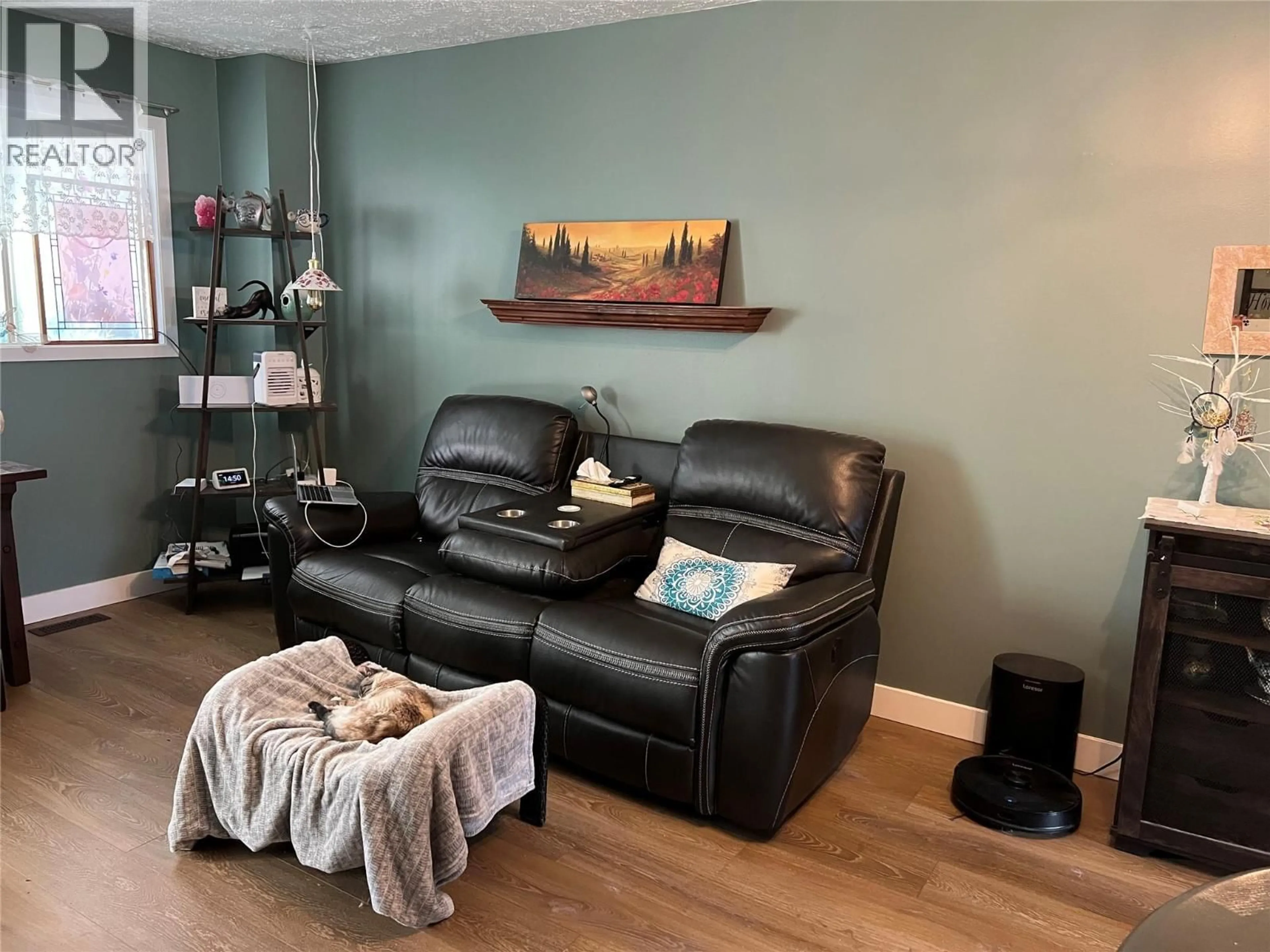Living room with furniture, wood/laminate floor for 226 SPIEKER AVENUE, Tumbler Ridge British Columbia V0C2W0