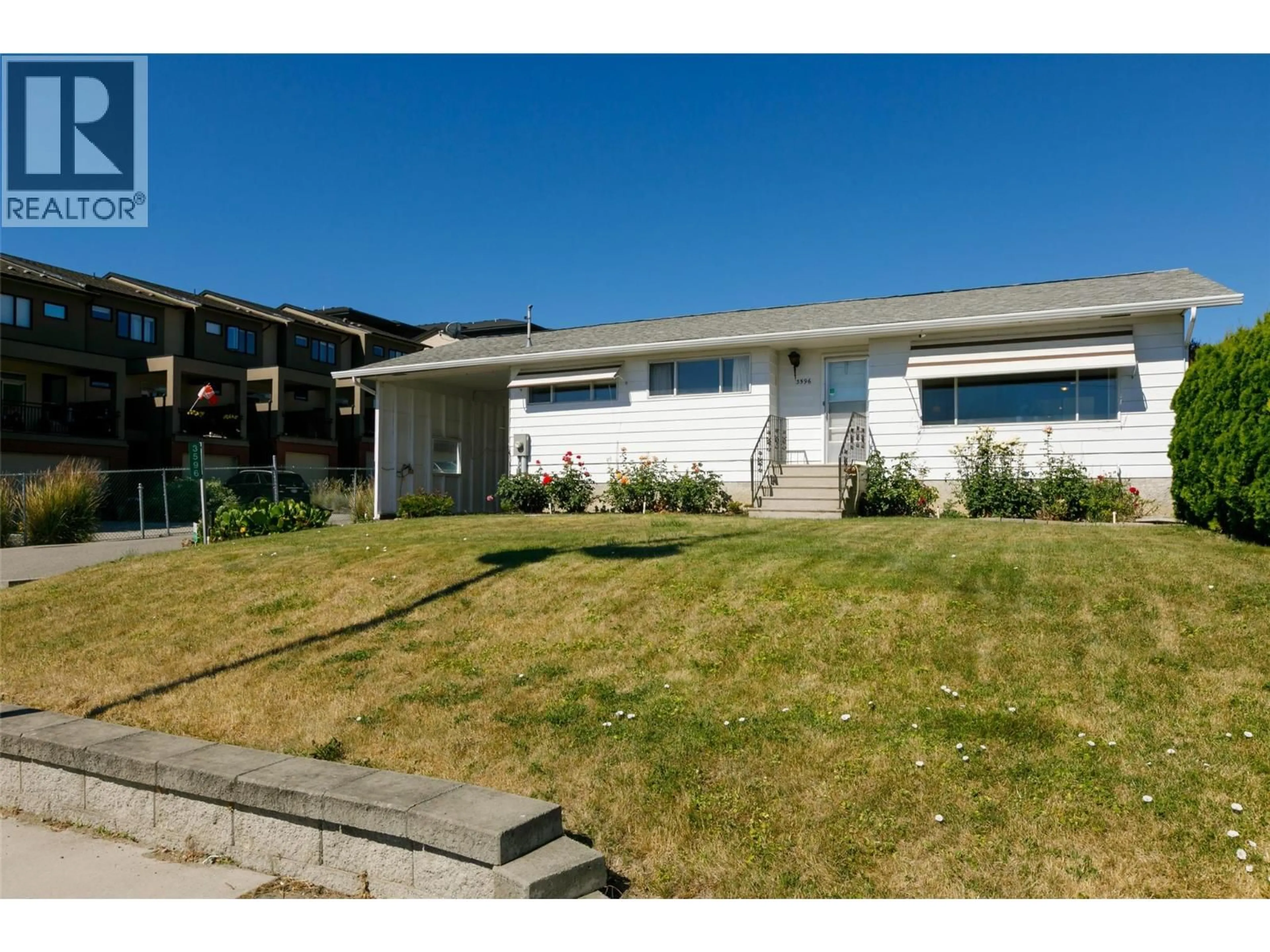 A pic from outside/outdoor area/front of a property/back of a property/a pic from drone, unknown for 3596 BROWN ROAD, West Kelowna British Columbia V4T1P5