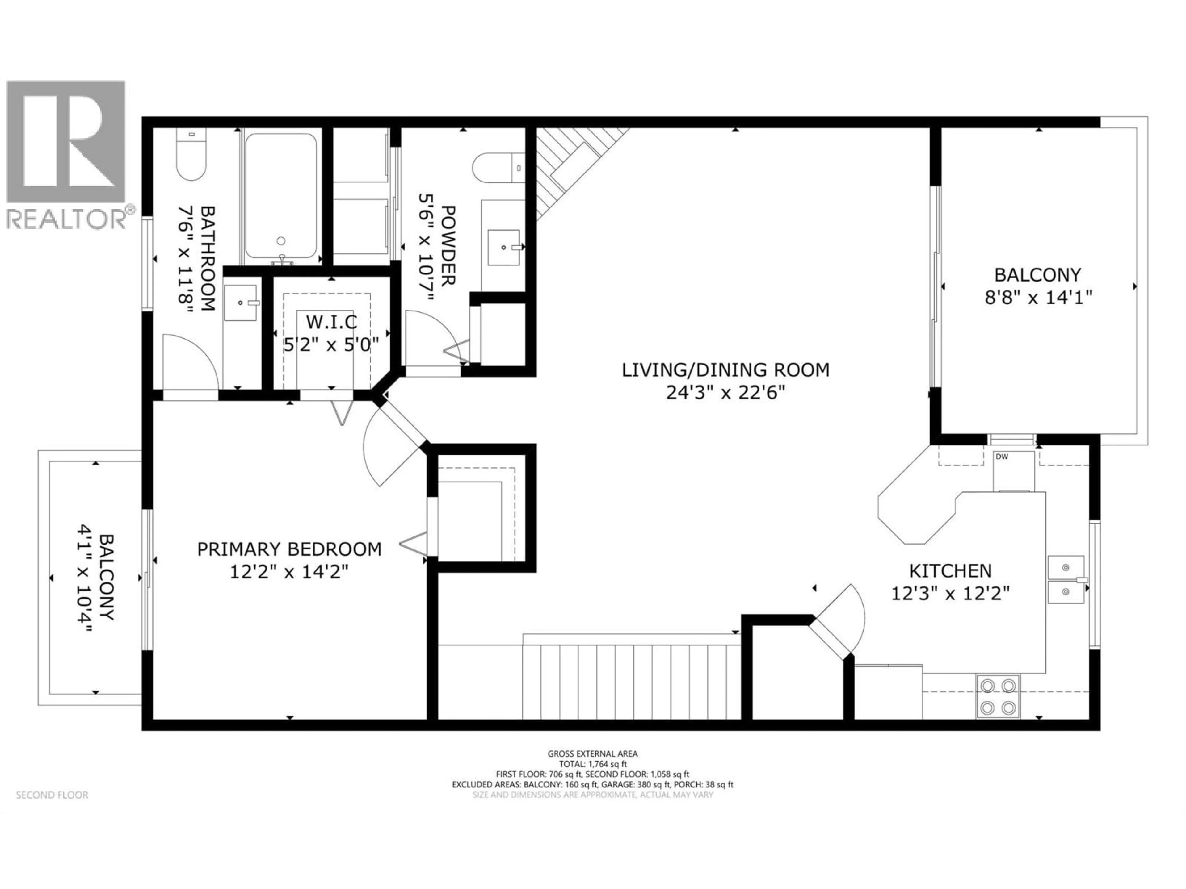 Floor plan for 3 - 7701 OKANAGAN LANDING ROAD, Vernon British Columbia V1H1H2