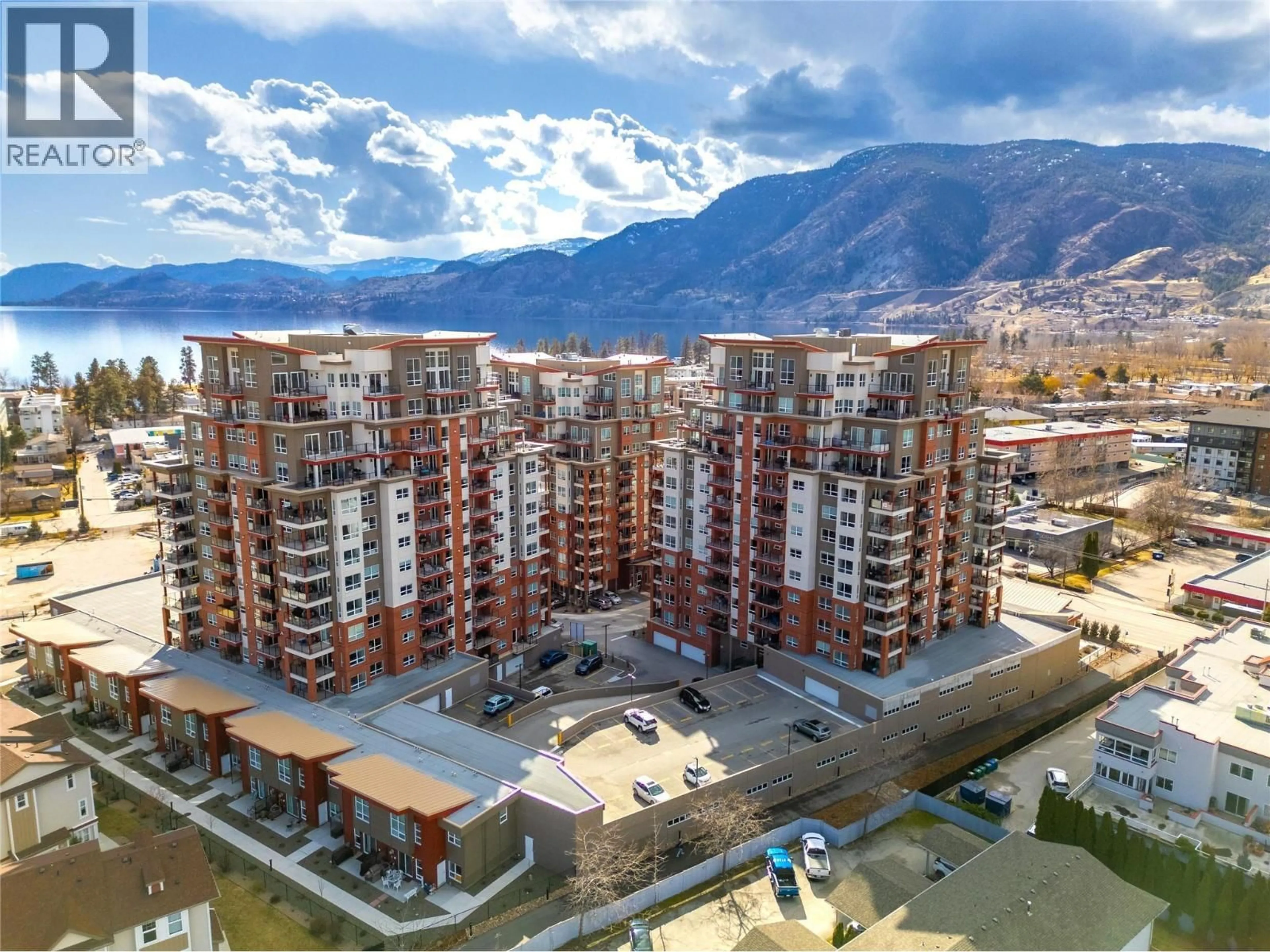A pic from outside/outdoor area/front of a property/back of a property/a pic from drone, unknown for 1203 - 3388 SKAHA LAKE ROAD, Penticton British Columbia V2A6G4