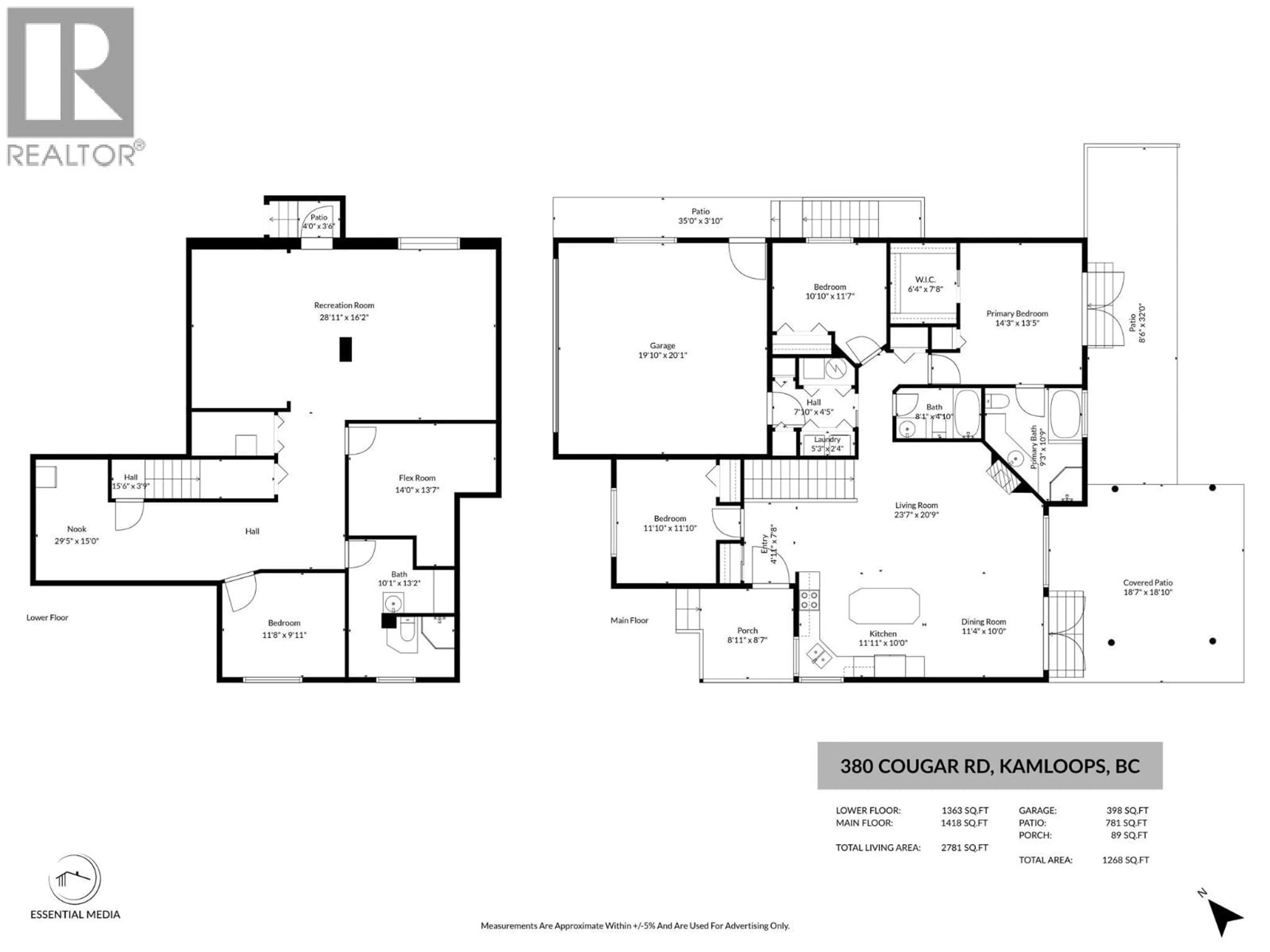 Floor plan for 380 COUGAR ROAD, Kamloops British Columbia V2C6V1