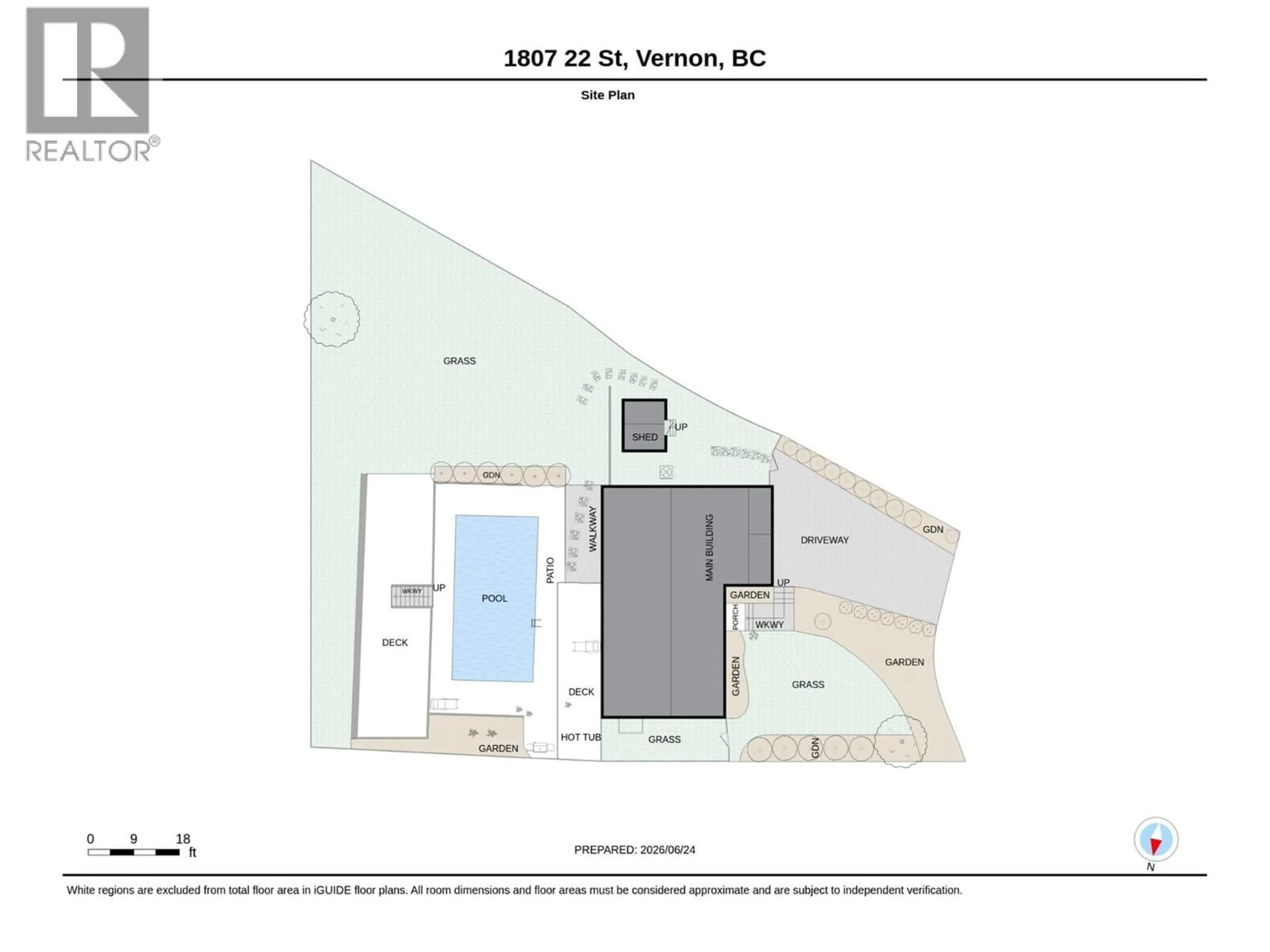 Floor plan for 1807 22 STREET, Vernon British Columbia V1T7Z9