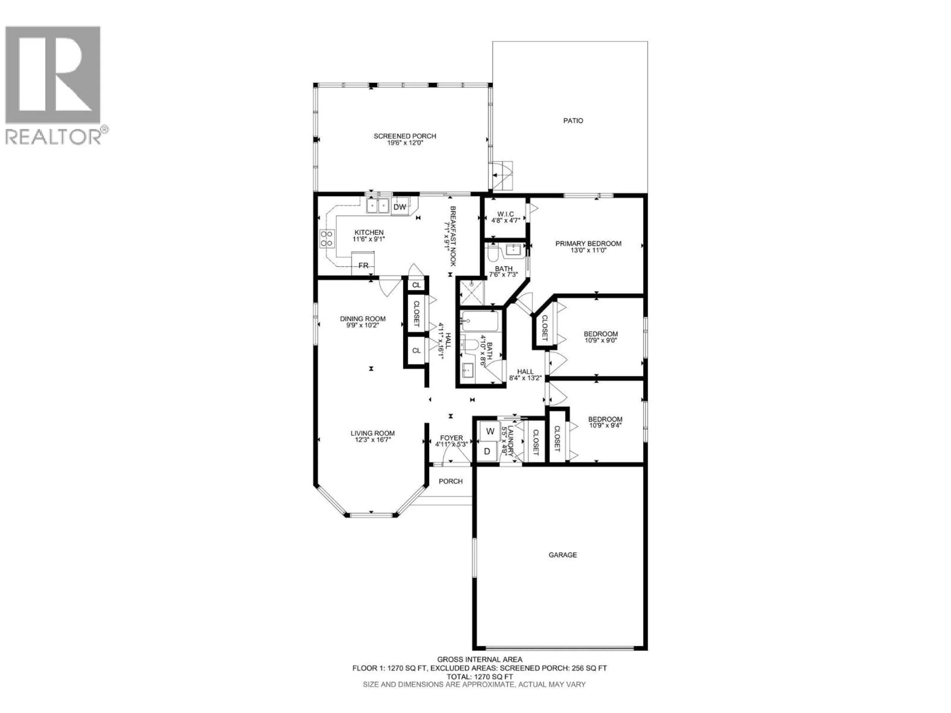Floor plan for 402 HOUGHTON COURT, Kelowna British Columbia V1X7C7