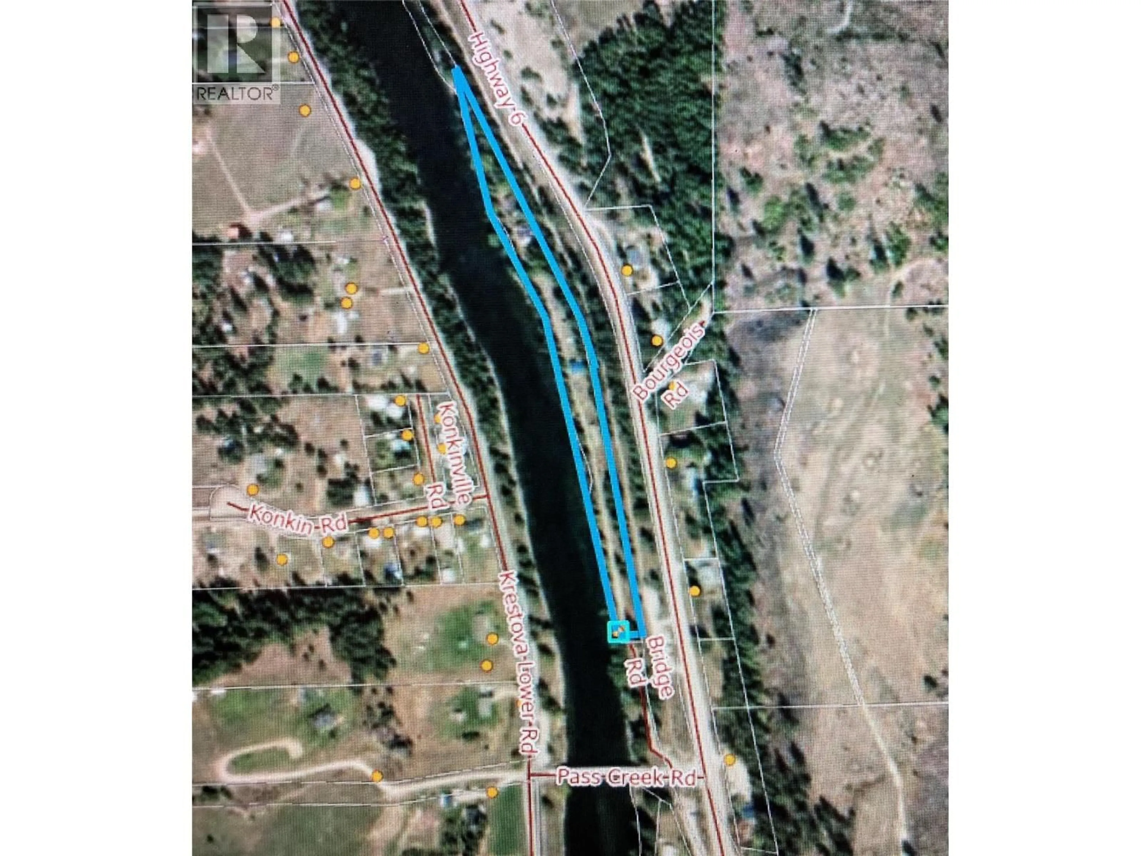Picture of a map for 1415 BRIDGE ROAD, Crescent Valley British Columbia V0G1H0