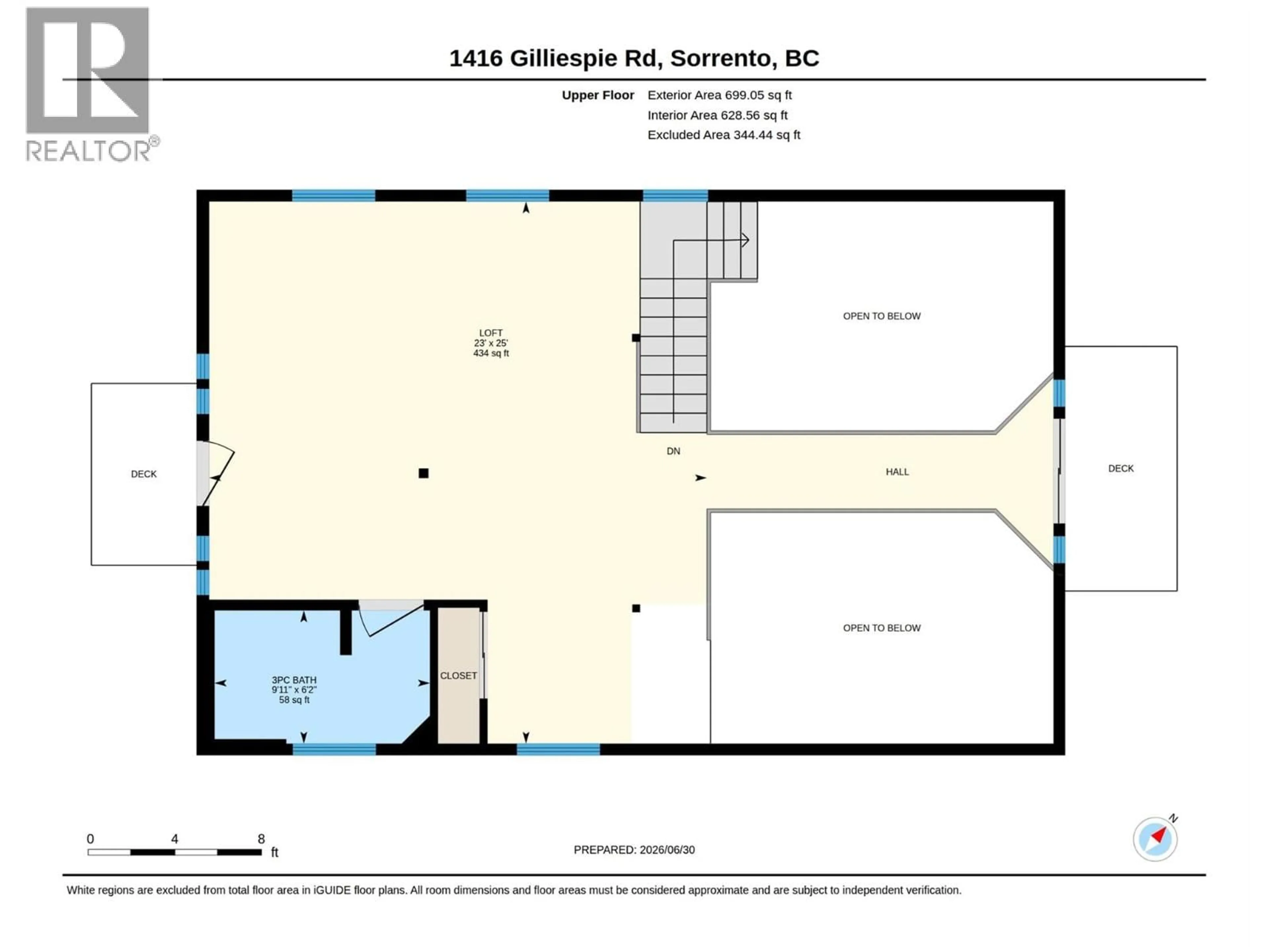 Floor plan for 1416 GILLESPIE ROAD, Sorrento British Columbia V0E2W0