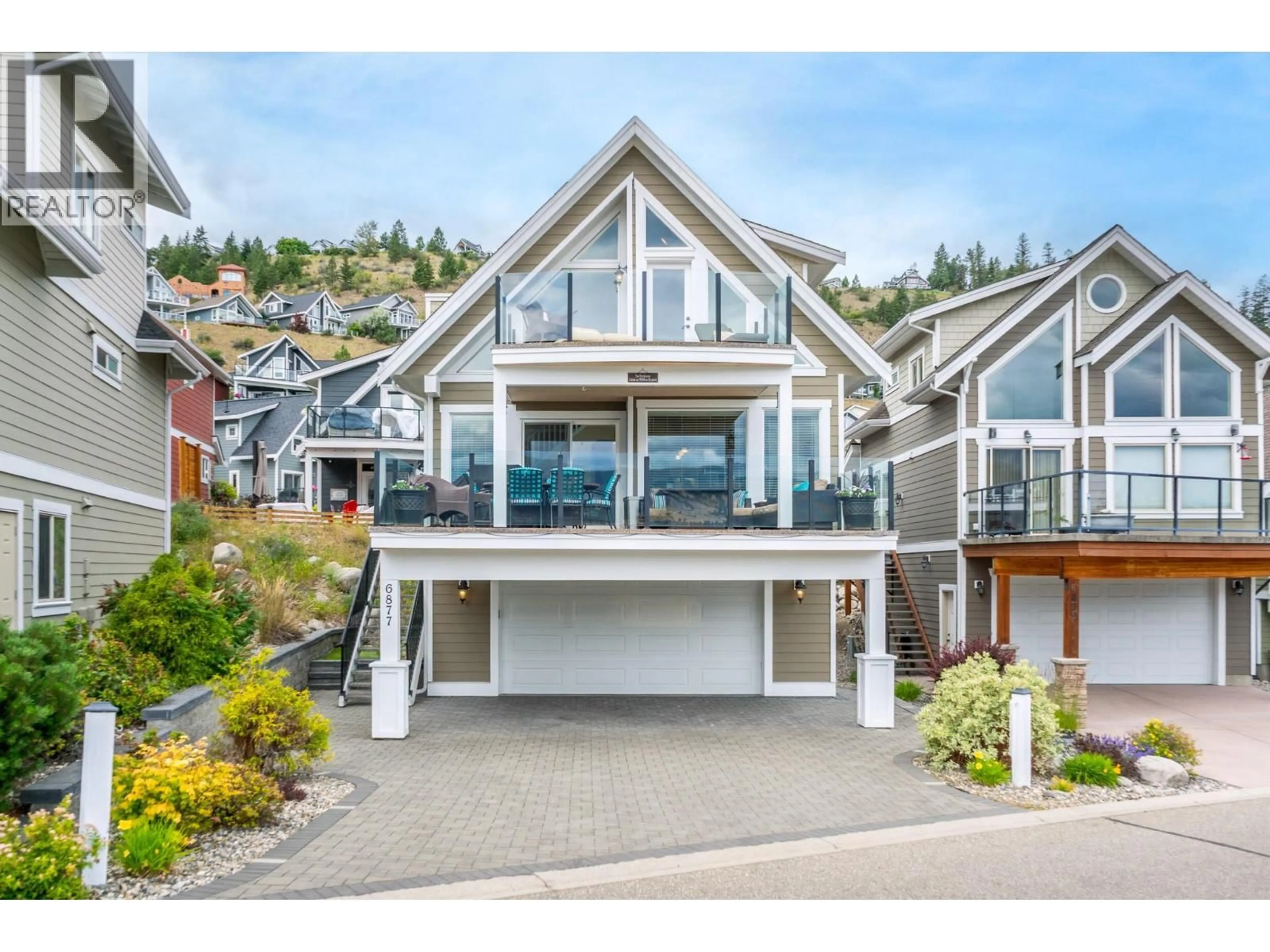 Home with vinyl exterior material, unknown for 6877 SANTIAGO LOOP, Fintry British Columbia V1Z3R8