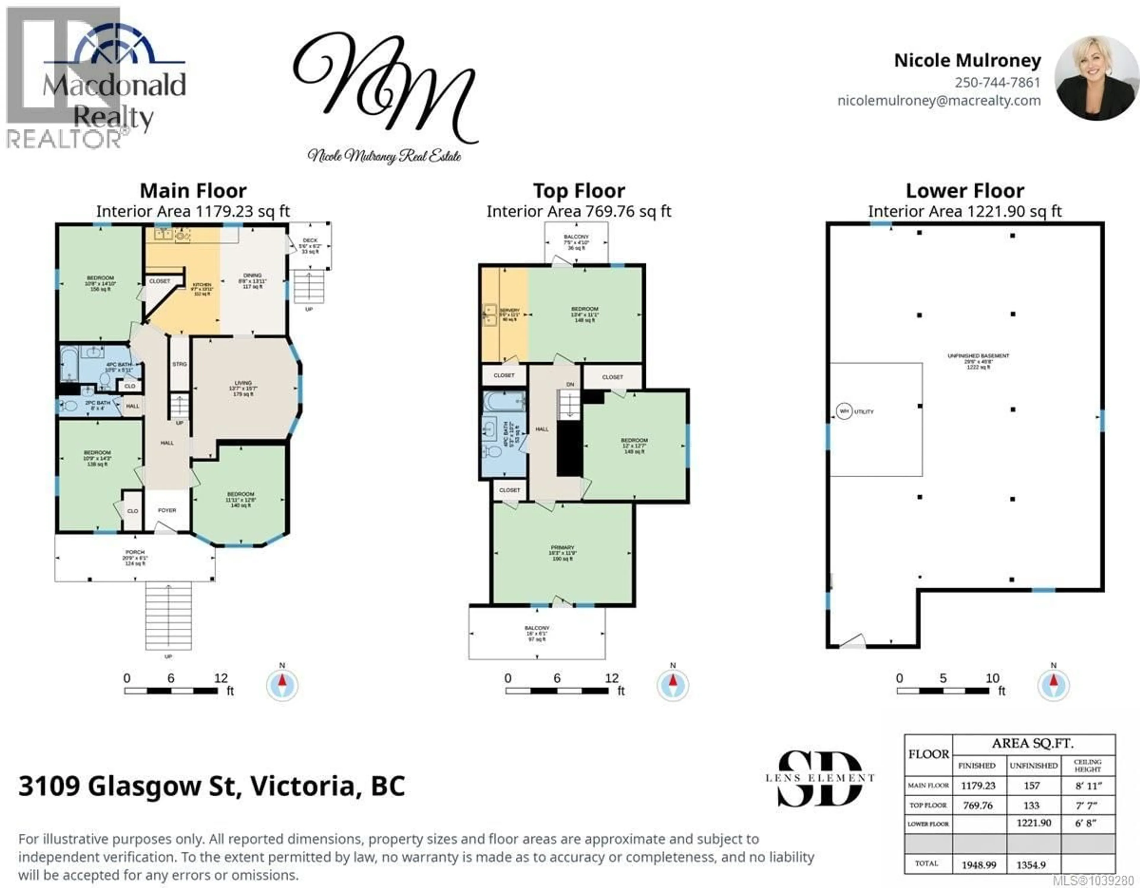 Floor plan for 3109 GLASGOW STREET, Victoria British Columbia V8X1L8