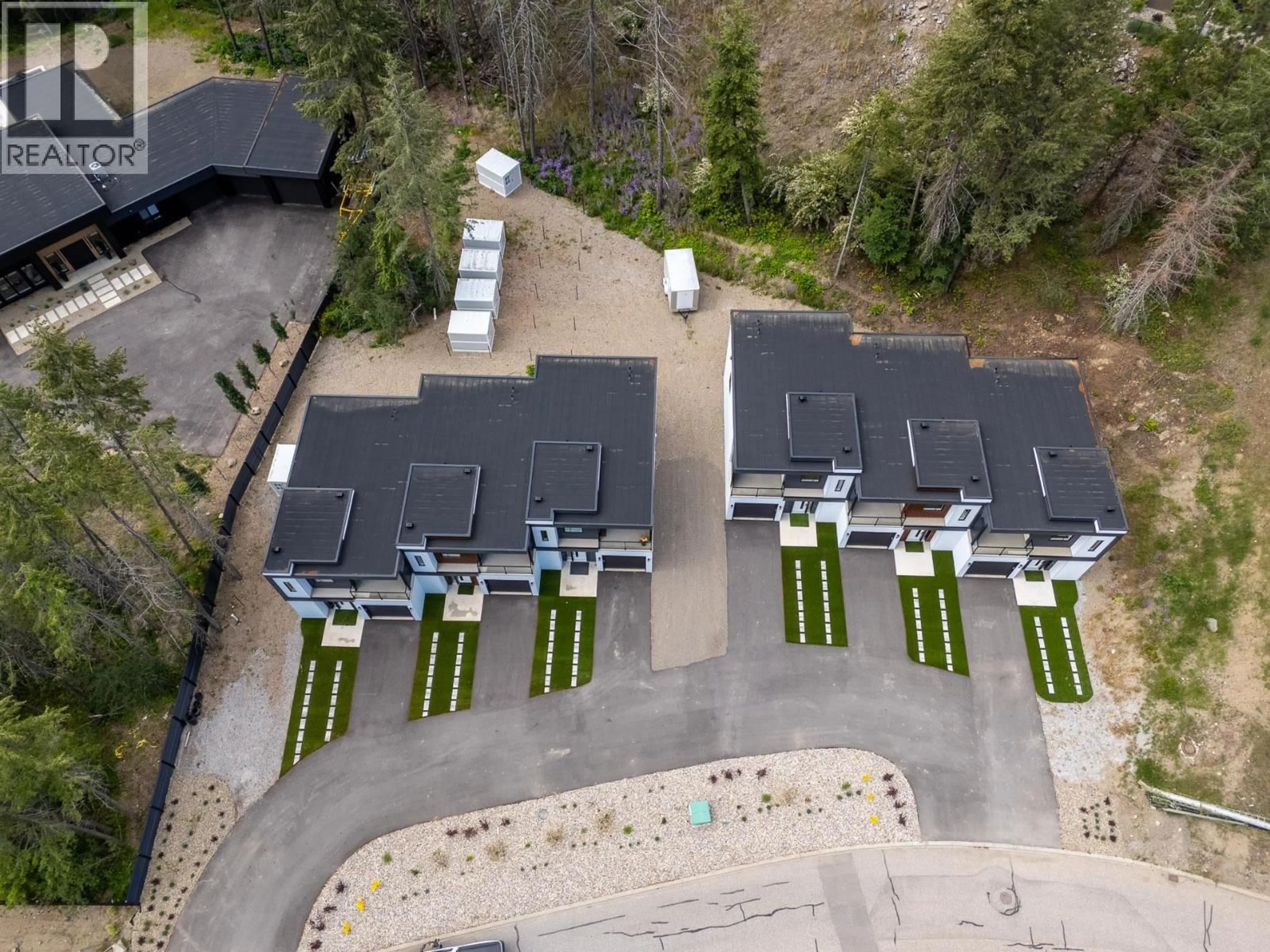A pic from outside/outdoor area/front of a property/back of a property/a pic from drone, unknown for 1 - 9188 TRONSON ROAD, Vernon British Columbia V1H1E2