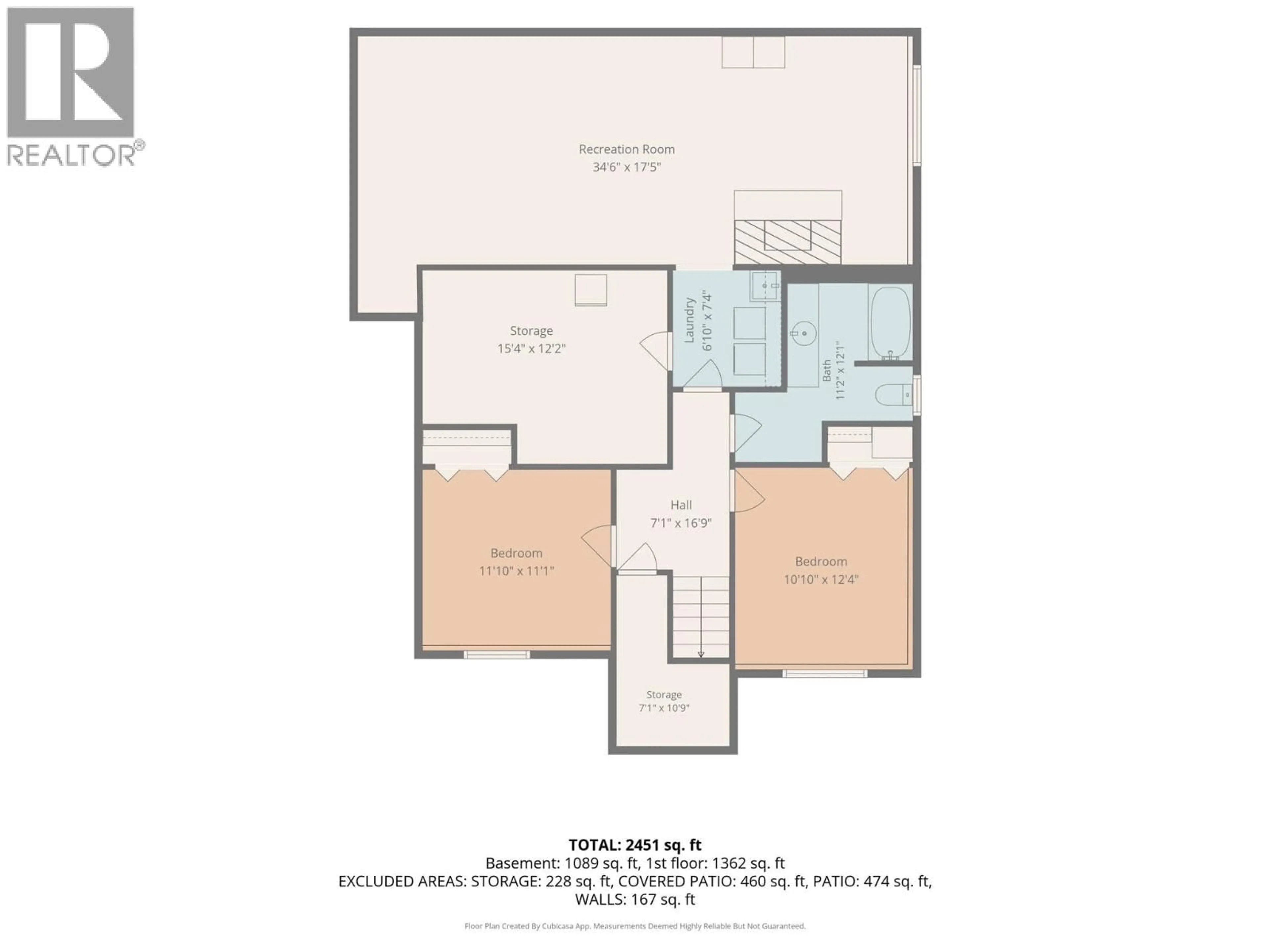 Floor plan for 3885 SPIERS ROAD, Kelowna British Columbia V1W4B2