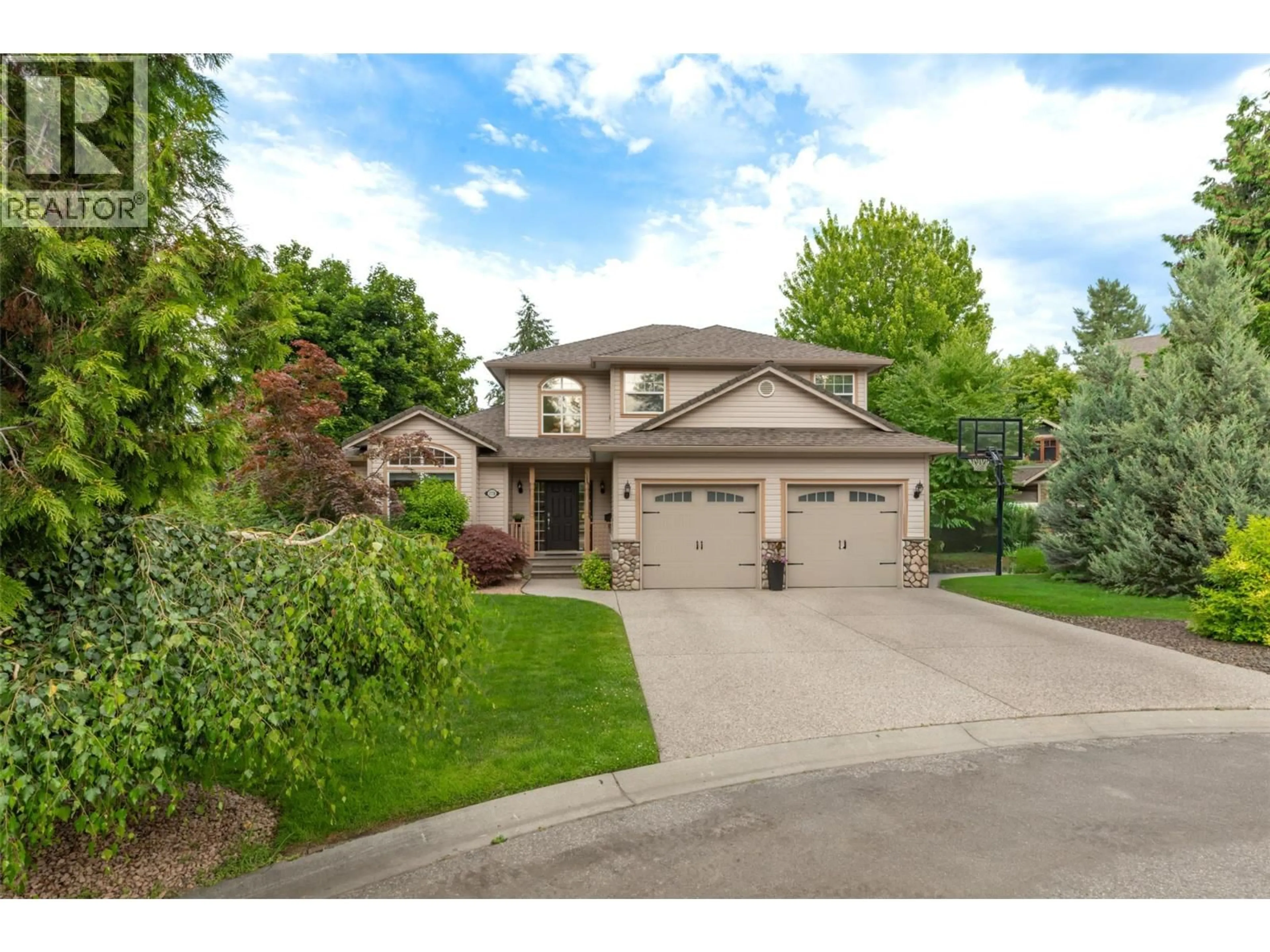Home with brick exterior material, street for 1778 MID RIDGE COURT, Kelowna British Columbia V1W4A1