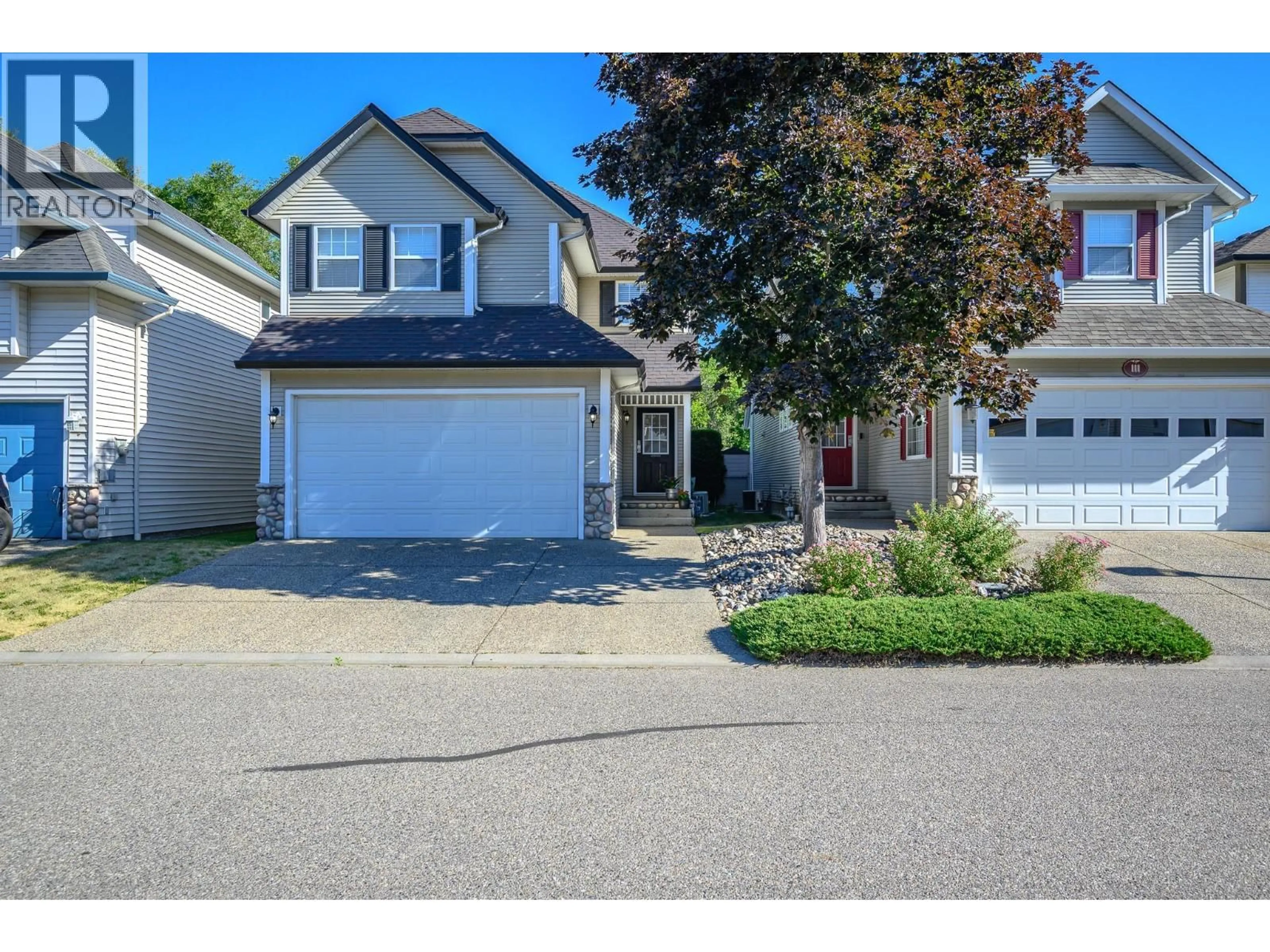 Home with vinyl exterior material, street for 113 - 5805 TERN PLACE, Vernon British Columbia V1H1S8
