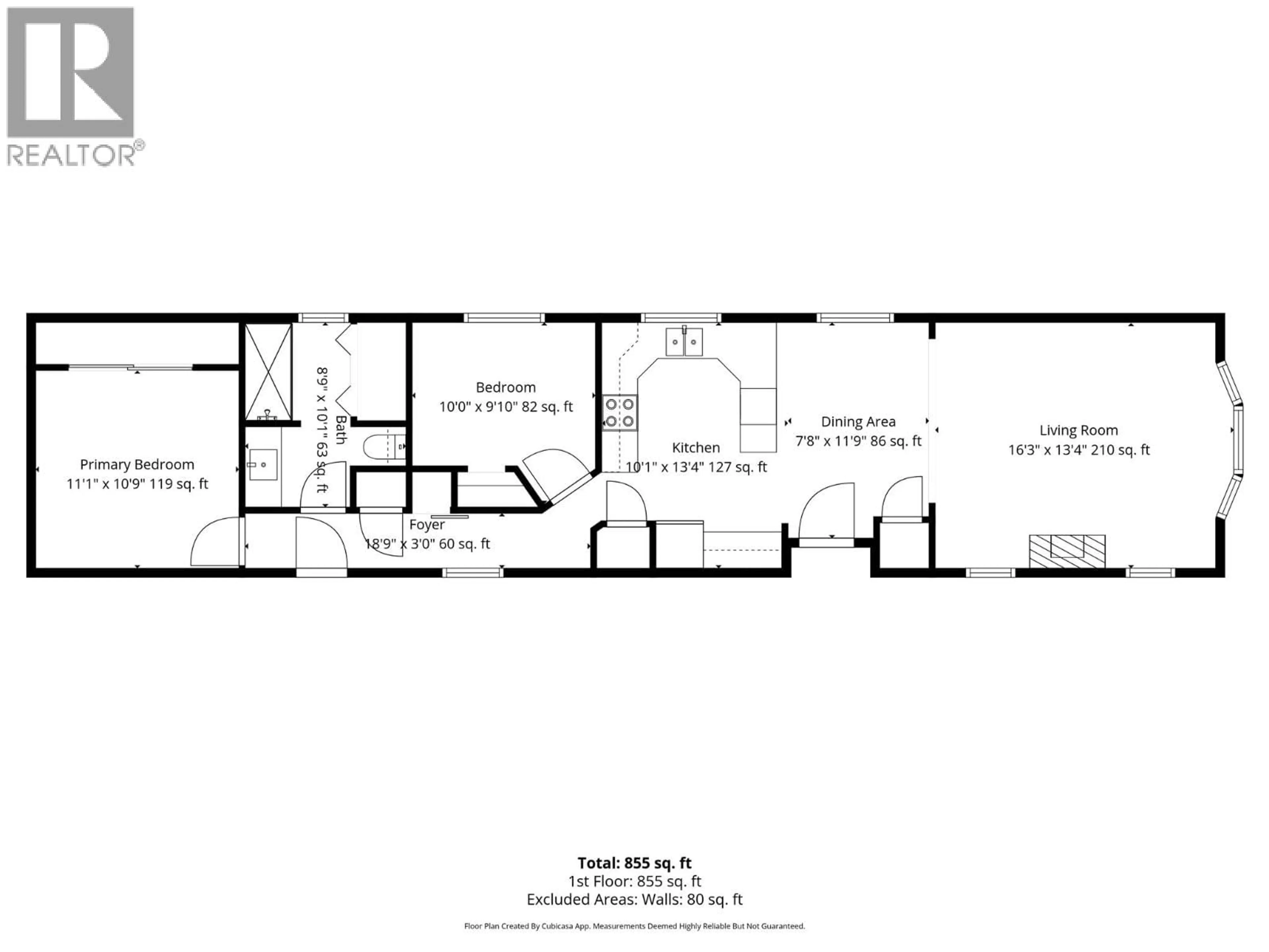 Floor plan for 67 - 263 HWY 3 OTHER, Princeton British Columbia V0X1W0