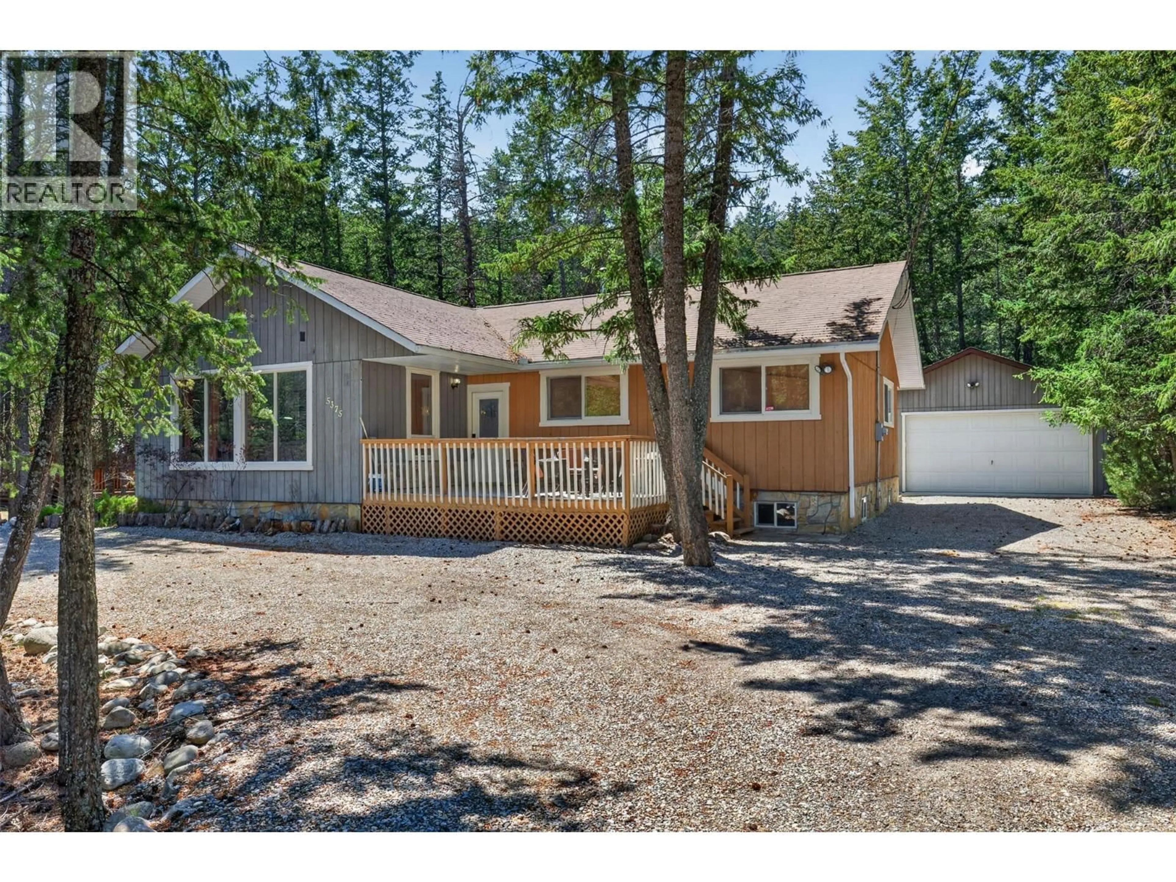 Home with vinyl exterior material, street for 5375 DUTCH CREEK ROAD, Fairmont Hot Springs British Columbia V0B1L2
