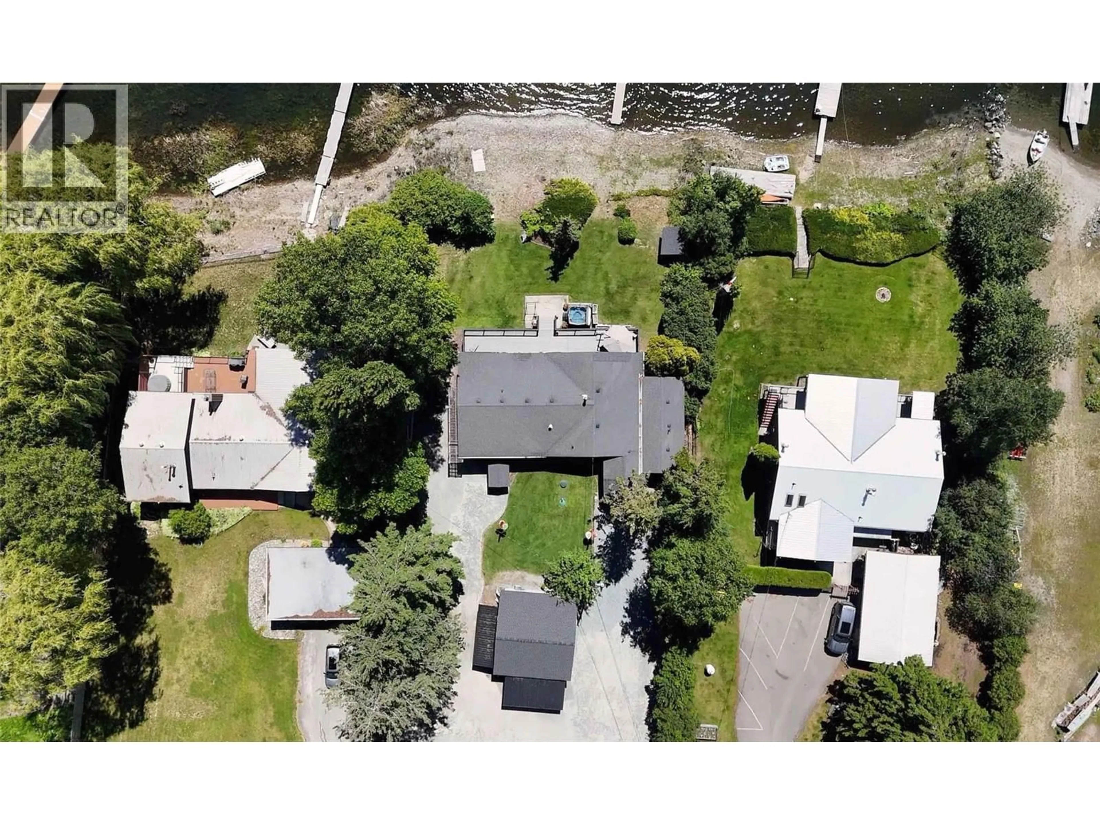 A pic from outside/outdoor area/front of a property/back of a property/a pic from drone, street for 1475 LITTLE SHUSWAP LAKE ROAD, Chase British Columbia V0E1M2