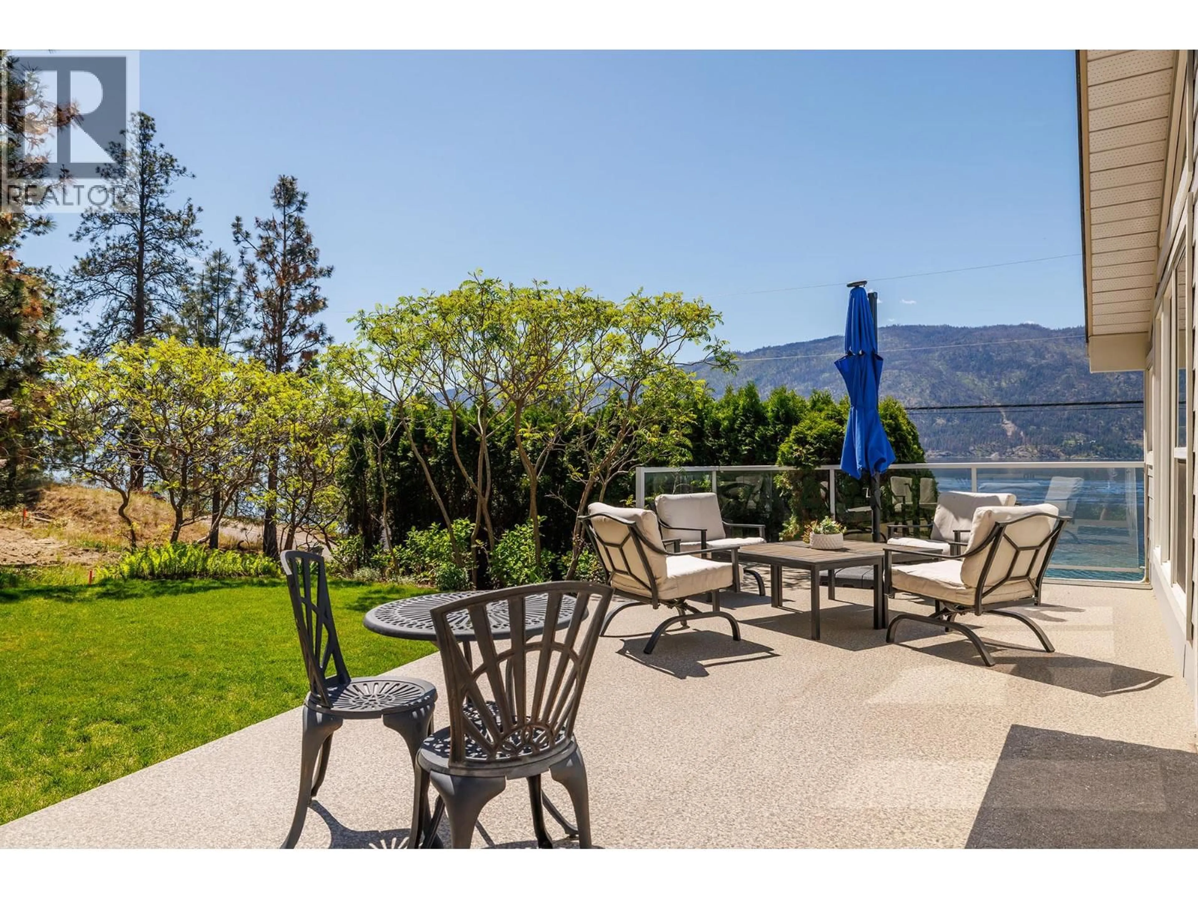 Patio, water/lake/river/ocean view for 10837 OKANAGAN CENTRE ROAD WEST, Lake Country British Columbia V4V2H8
