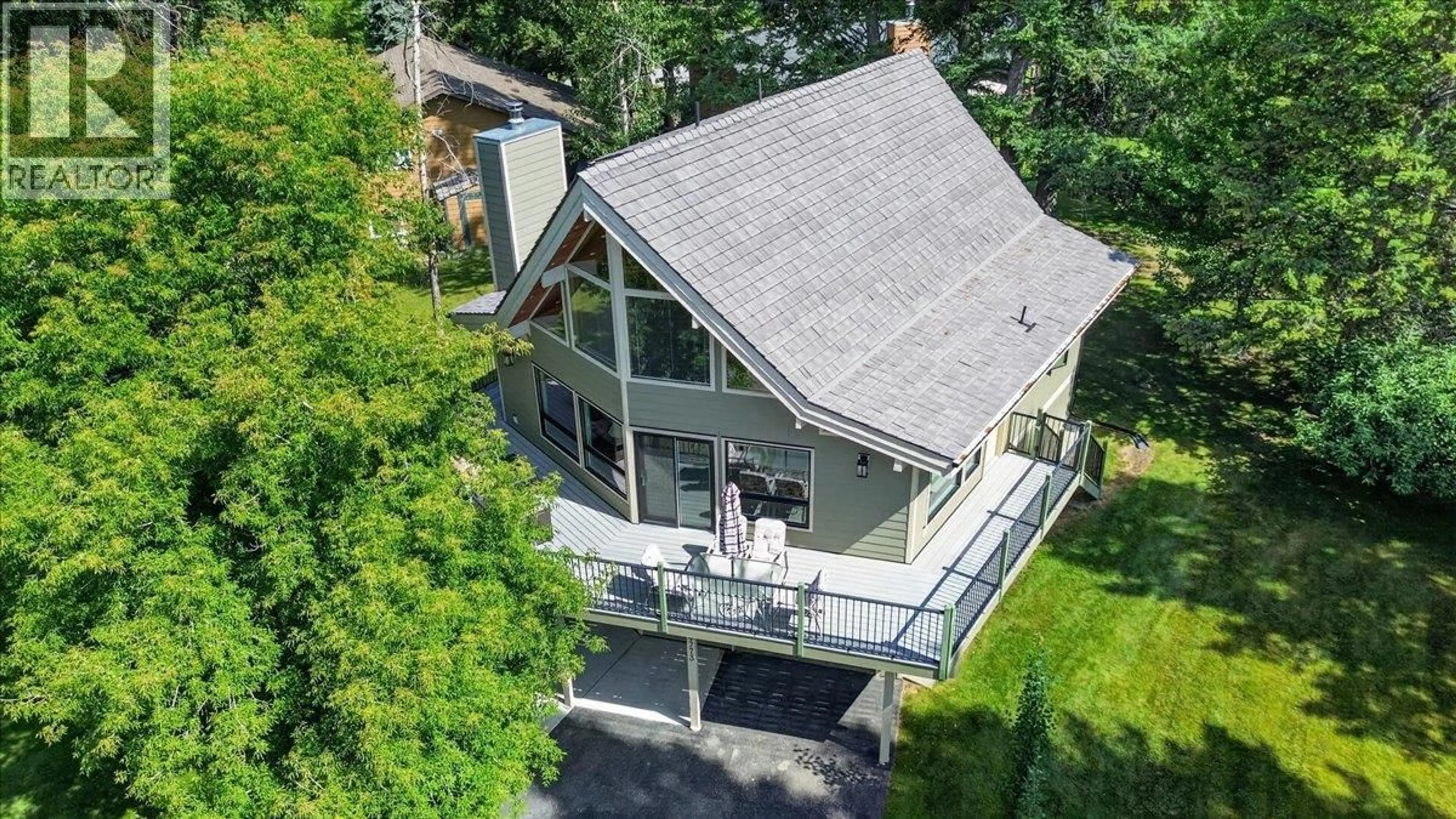 A pic from outside/outdoor area/front of a property/back of a property/a pic from drone, unknown for 4773 TIMBER RIDGE ROAD, Windermere British Columbia V0A1K3