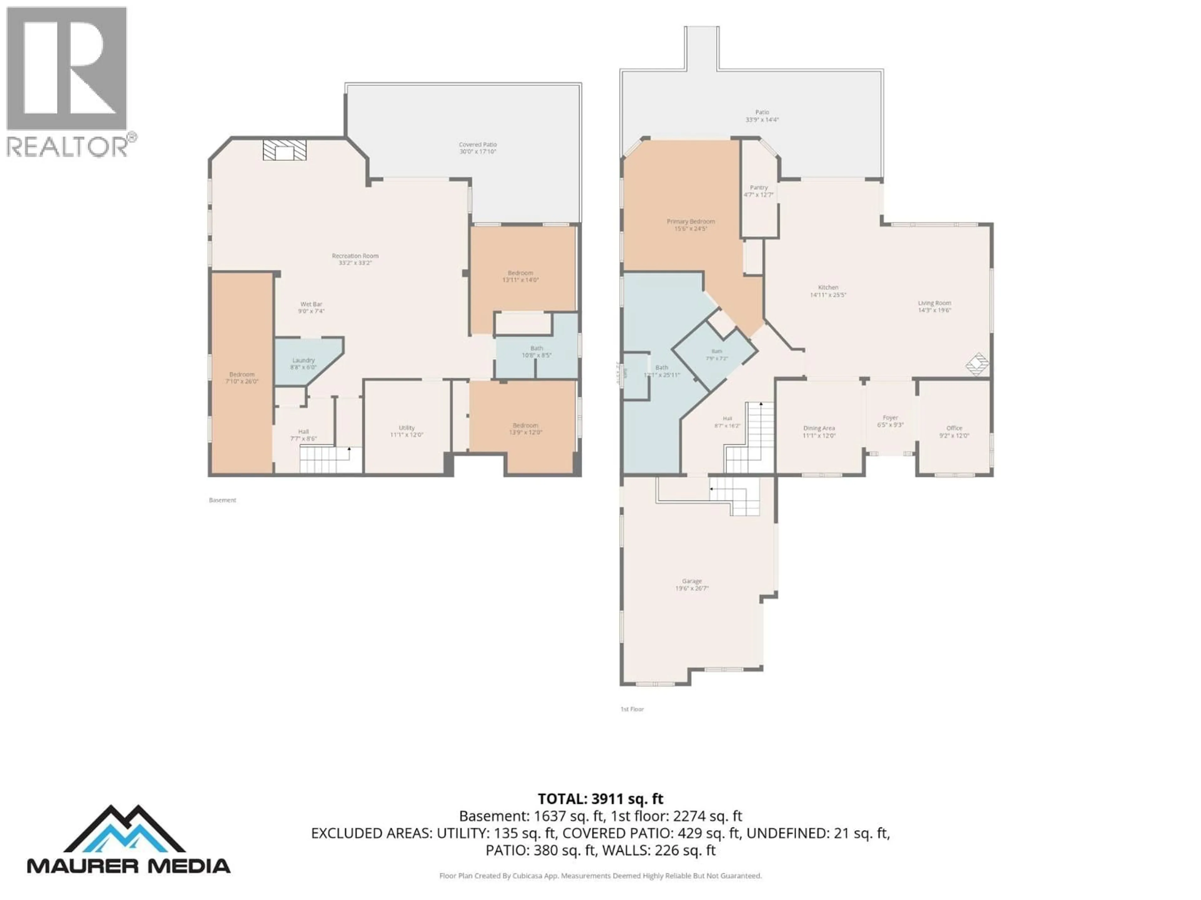 Floor plan for 188 PENROSE COURT, Penticton British Columbia V2A9B6
