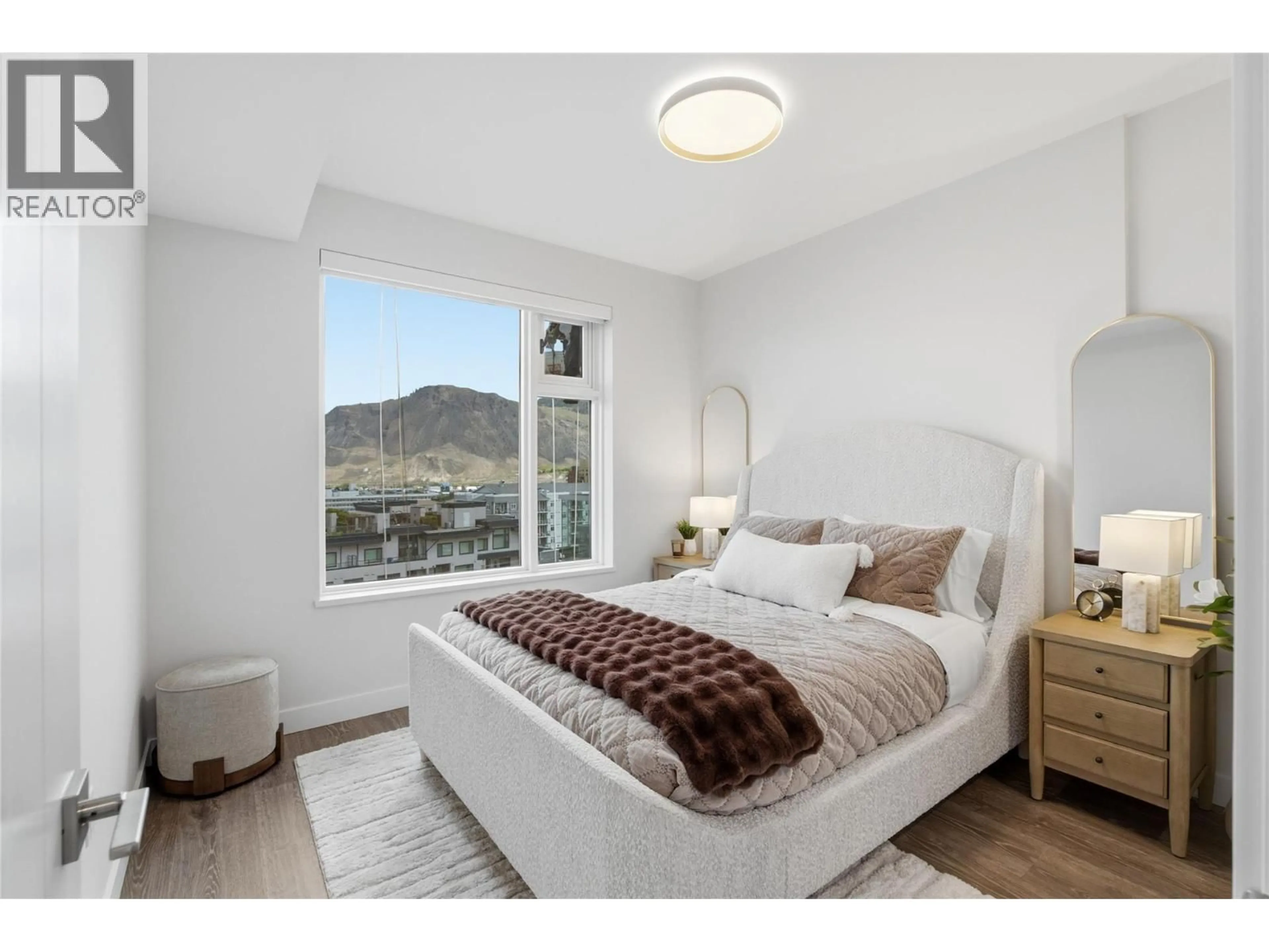 Bedroom with bed, unknown for 608 - 460 NICOLA STREET, Kamloops British Columbia V2C0N2
