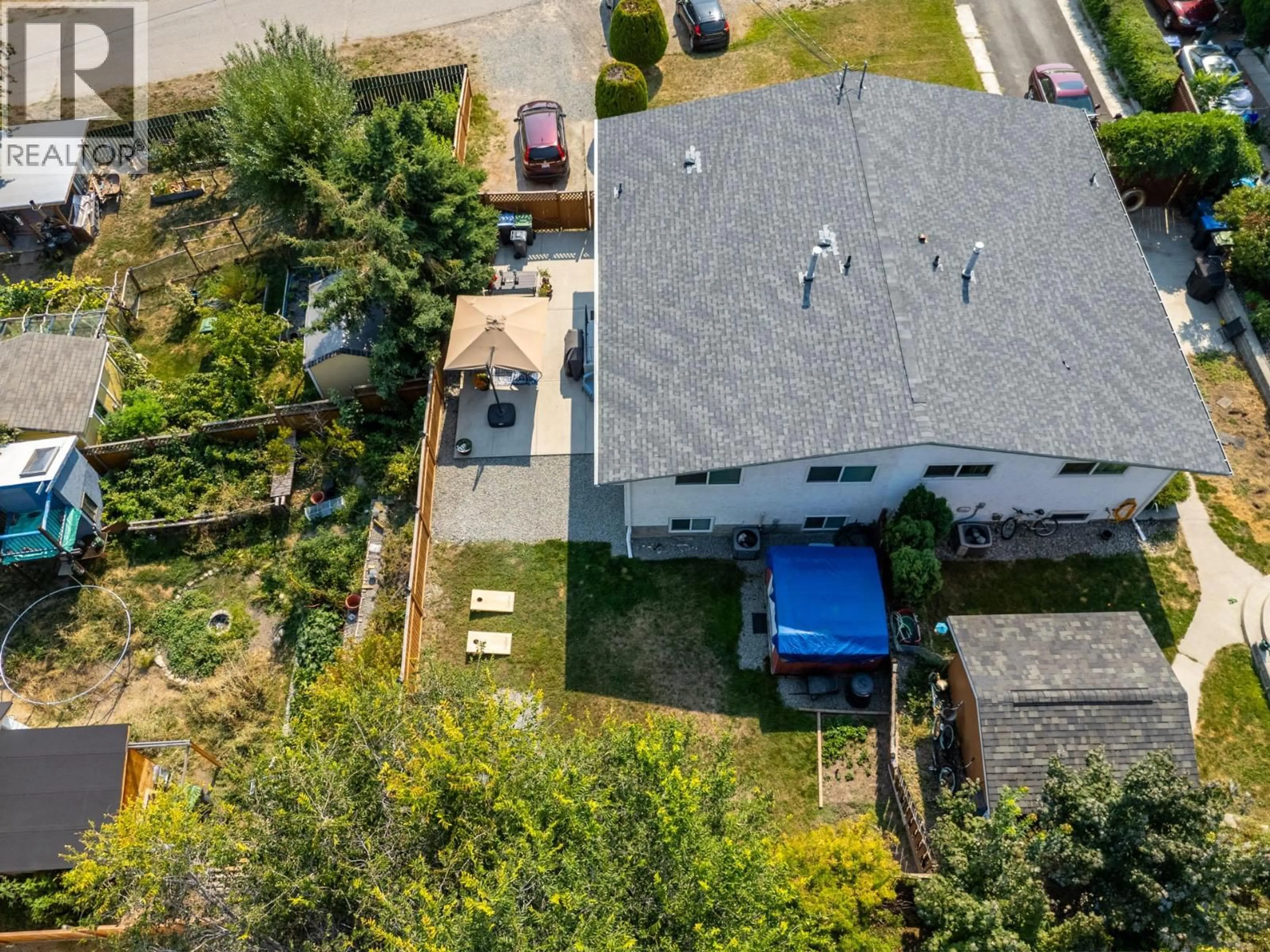 A pic from outside/outdoor area/front of a property/back of a property/a pic from drone, unknown for 2440 MARGARET ROAD, West Kelowna British Columbia V4T1N6