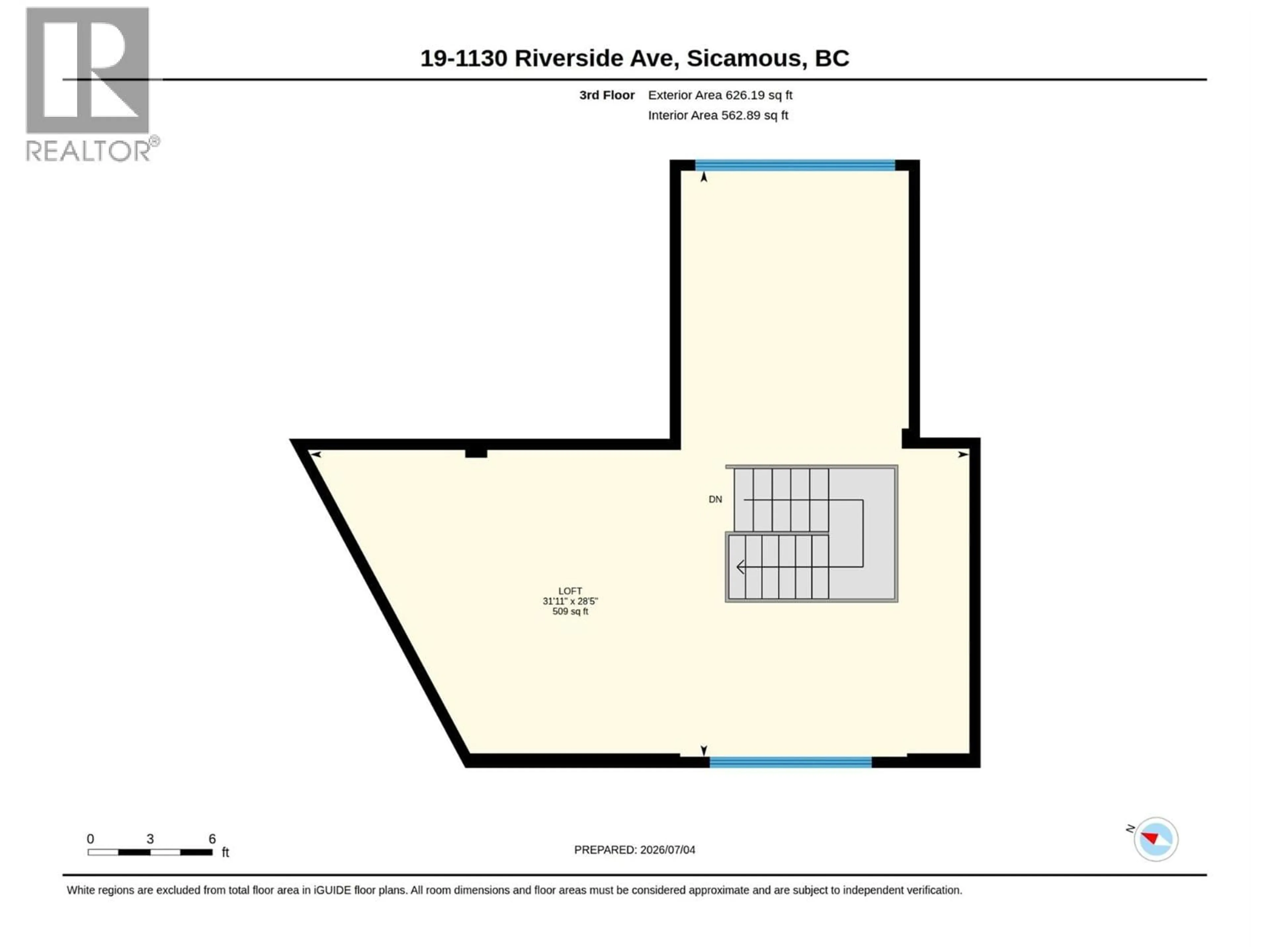 Floor plan for 19 - 1130 RIVERSIDE AVENUE, Sicamous British Columbia V0E2V1