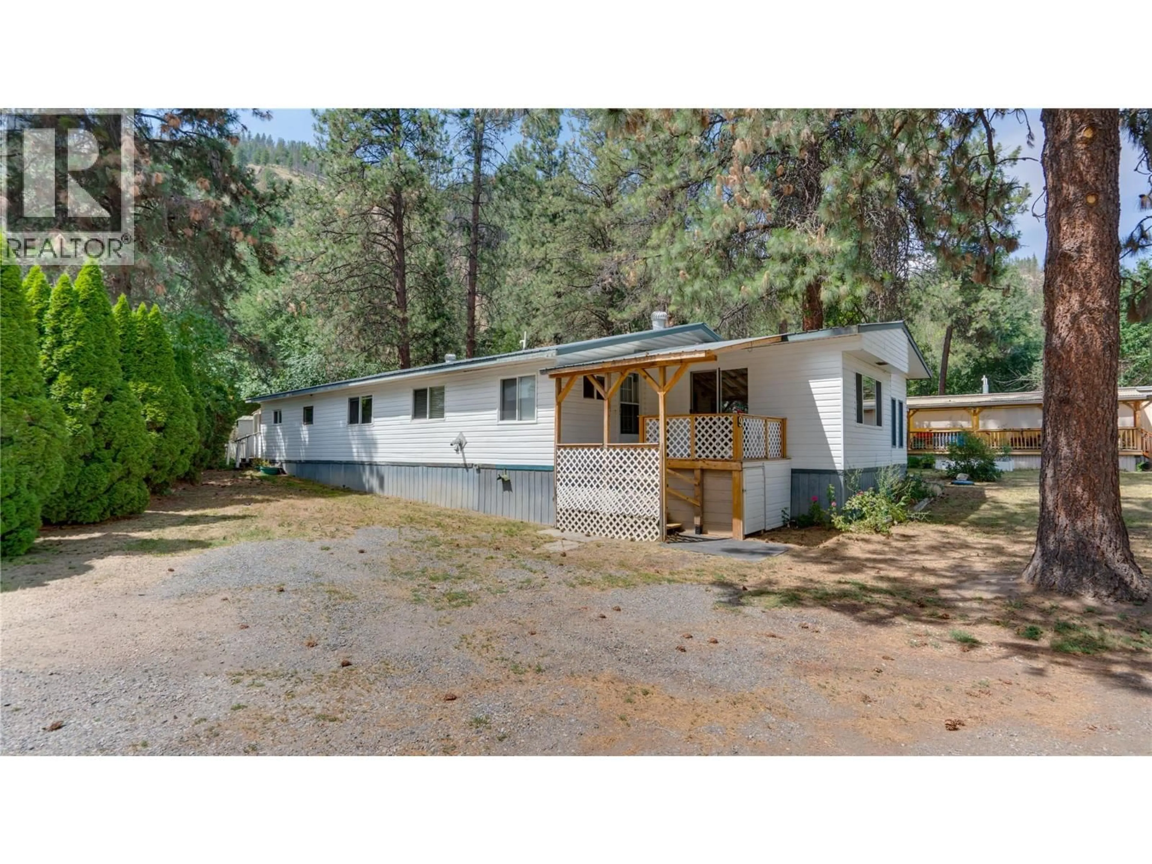 Home with vinyl exterior material, street for 9-12069 WESTSIDE ROAD, Vernon British Columbia V1H2A5