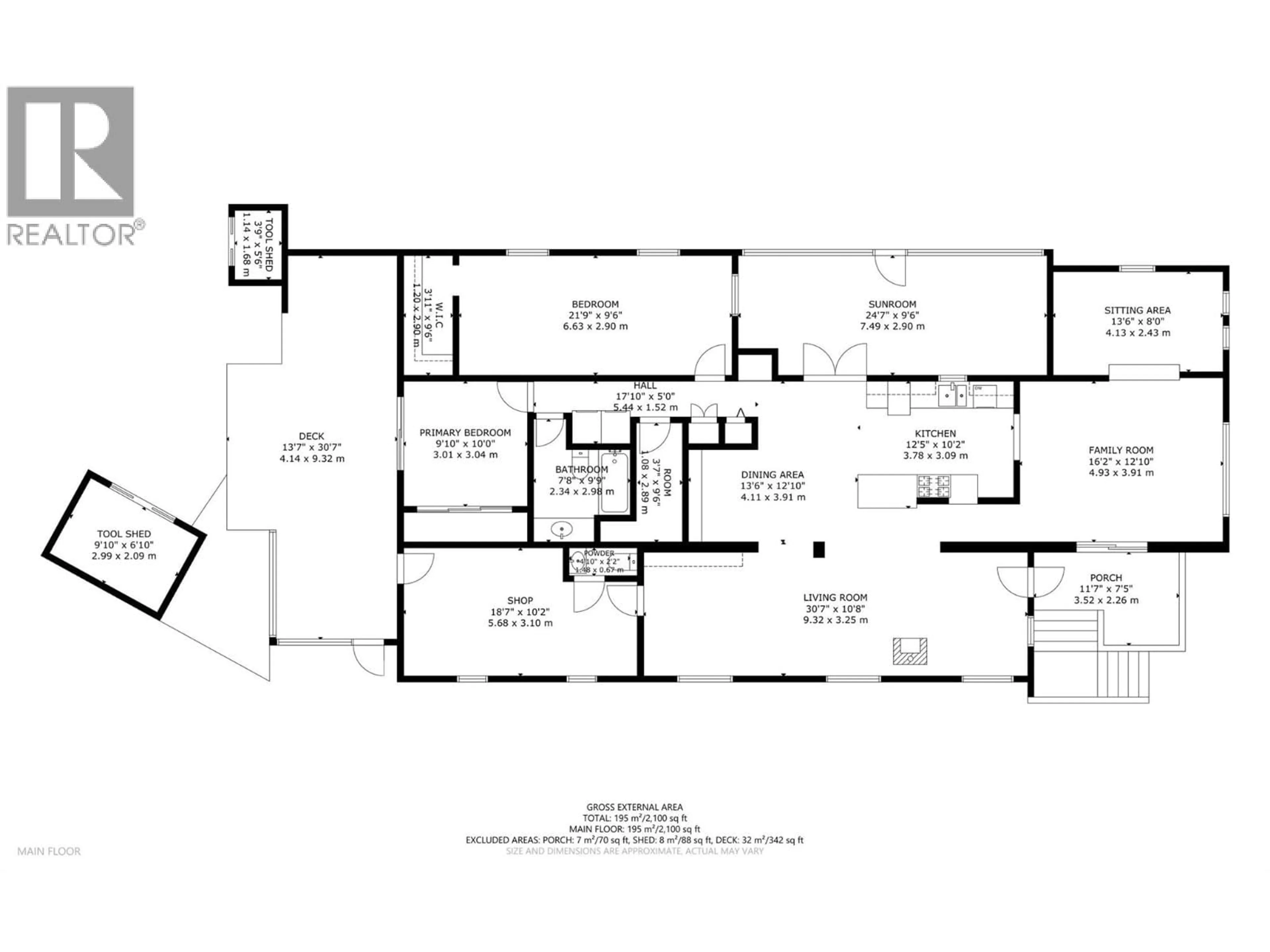Floor plan for 9-12069 WESTSIDE ROAD, Vernon British Columbia V1H2A5