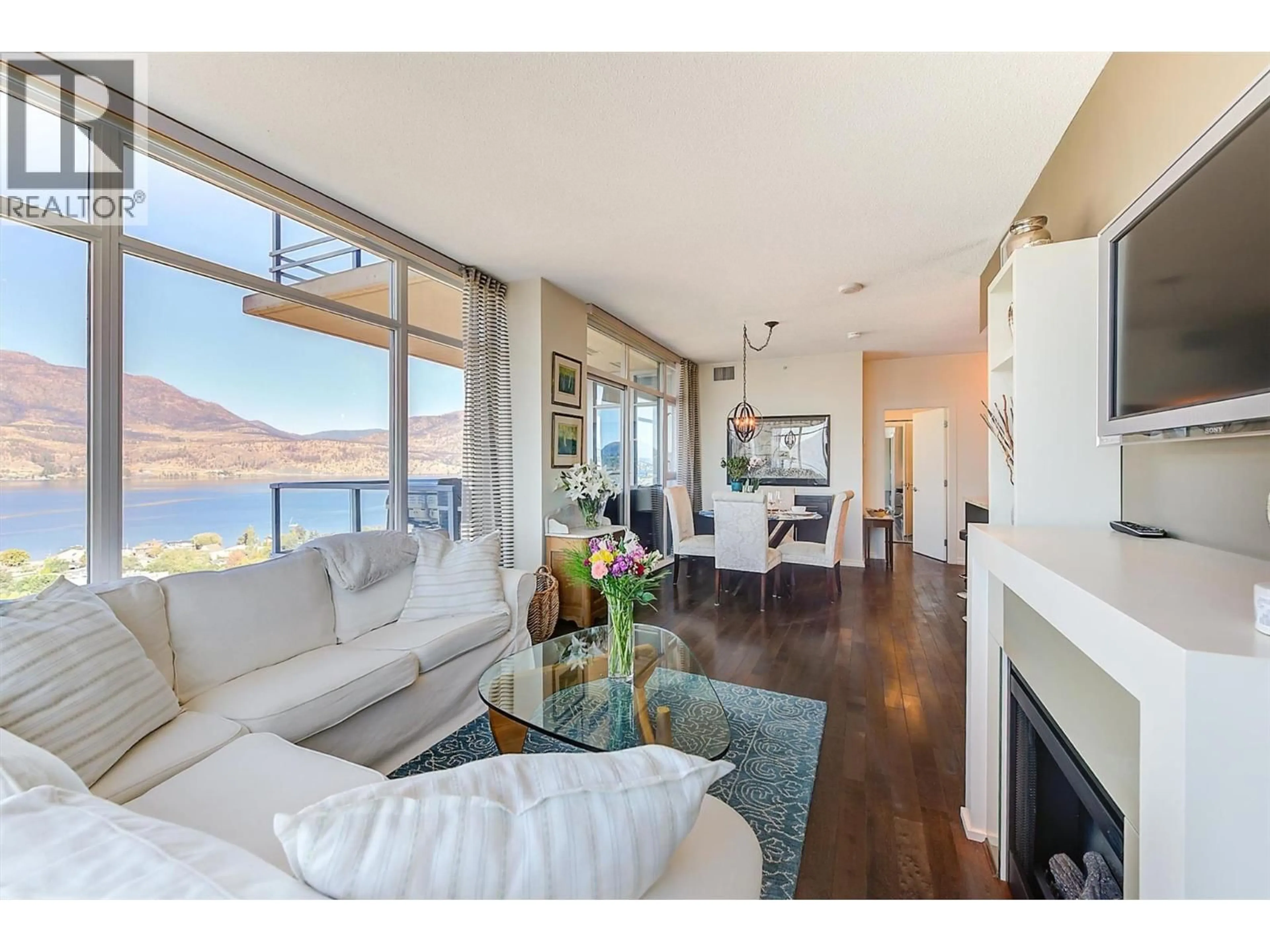 Living room with furniture, unknown for 2408 - 1075 SUNSET DRIVE, Kelowna British Columbia V1Y9Y9
