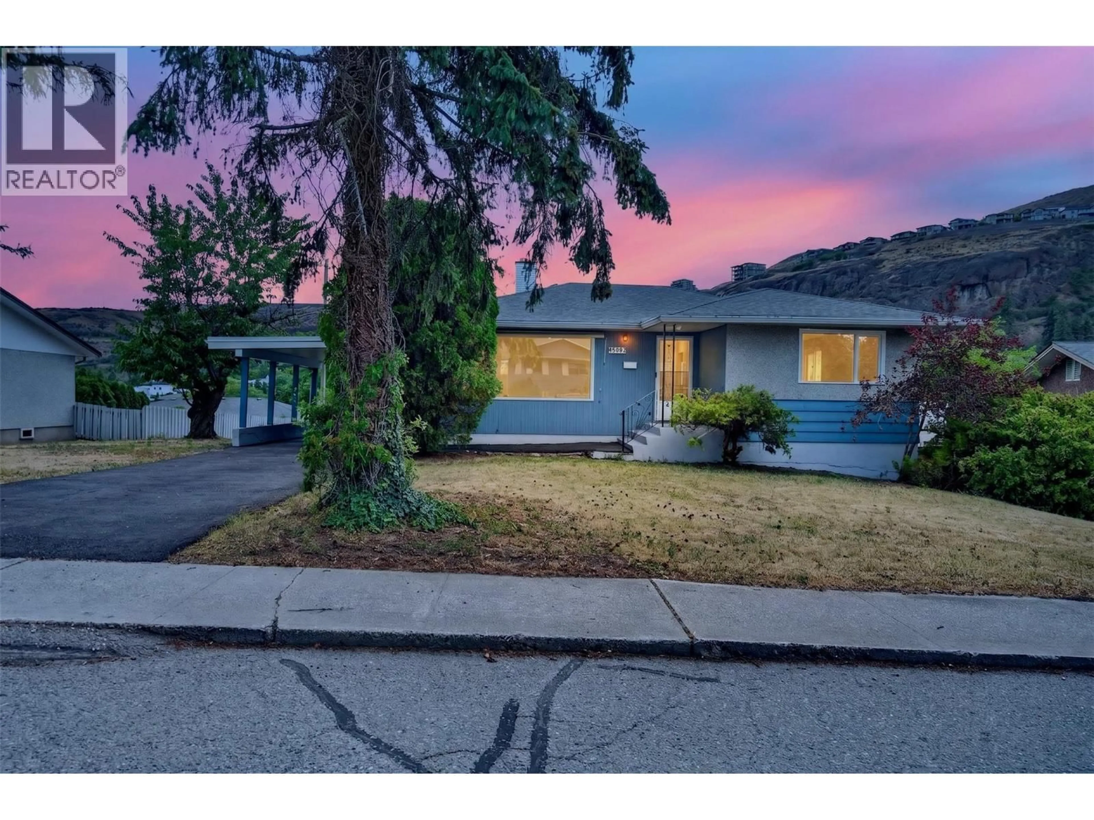 Home with vinyl exterior material, street for 3802 36 STREET, Vernon British Columbia V1T6E5