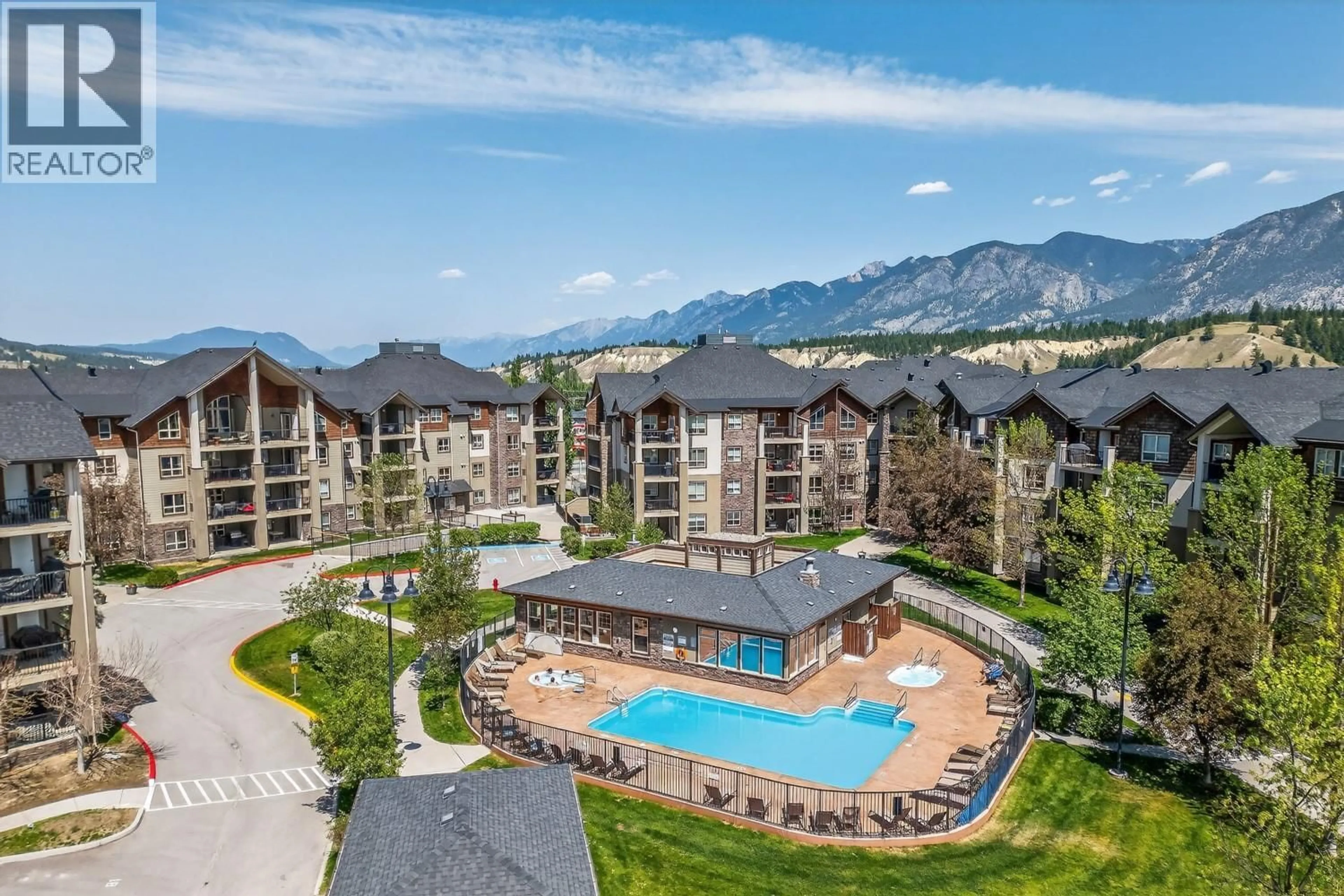 A pic from outside/outdoor area/front of a property/back of a property/a pic from drone, mountain view for 3118 - 205 THIRD AVENUE, Invermere British Columbia V0A1K7