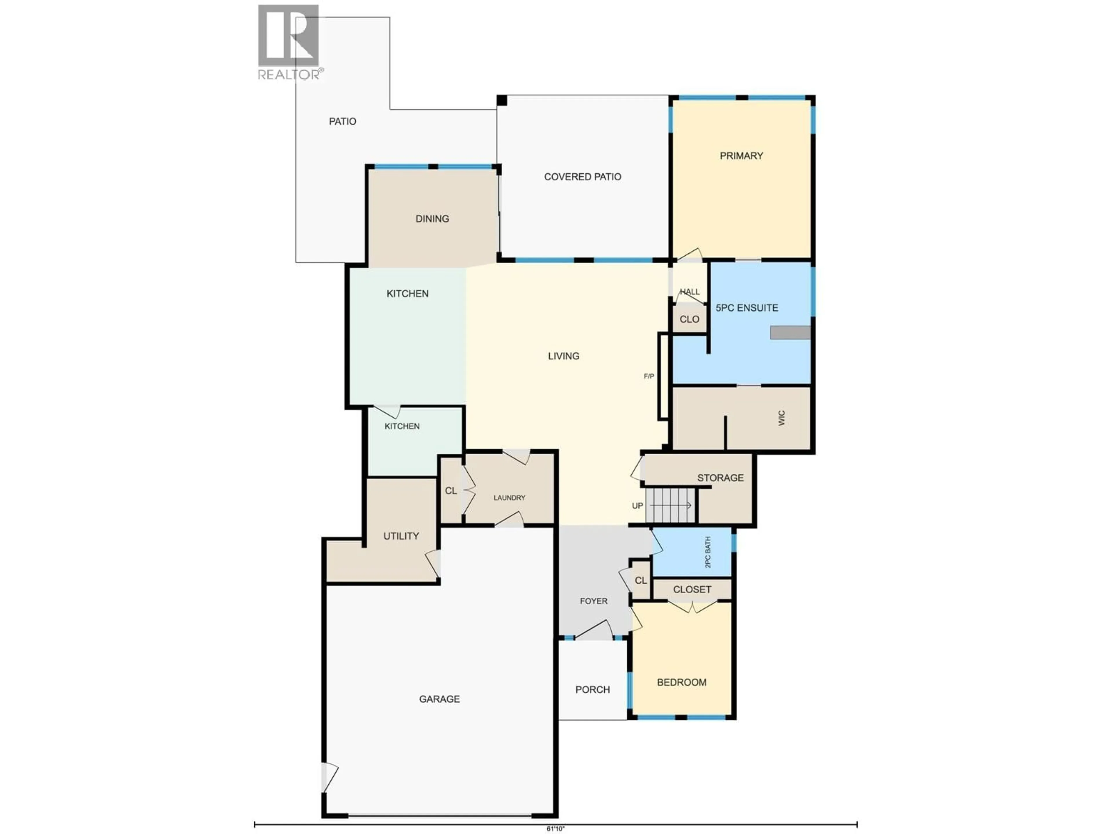 Floor plan for 437 VISION COURT, Kelowna British Columbia V1W0C4
