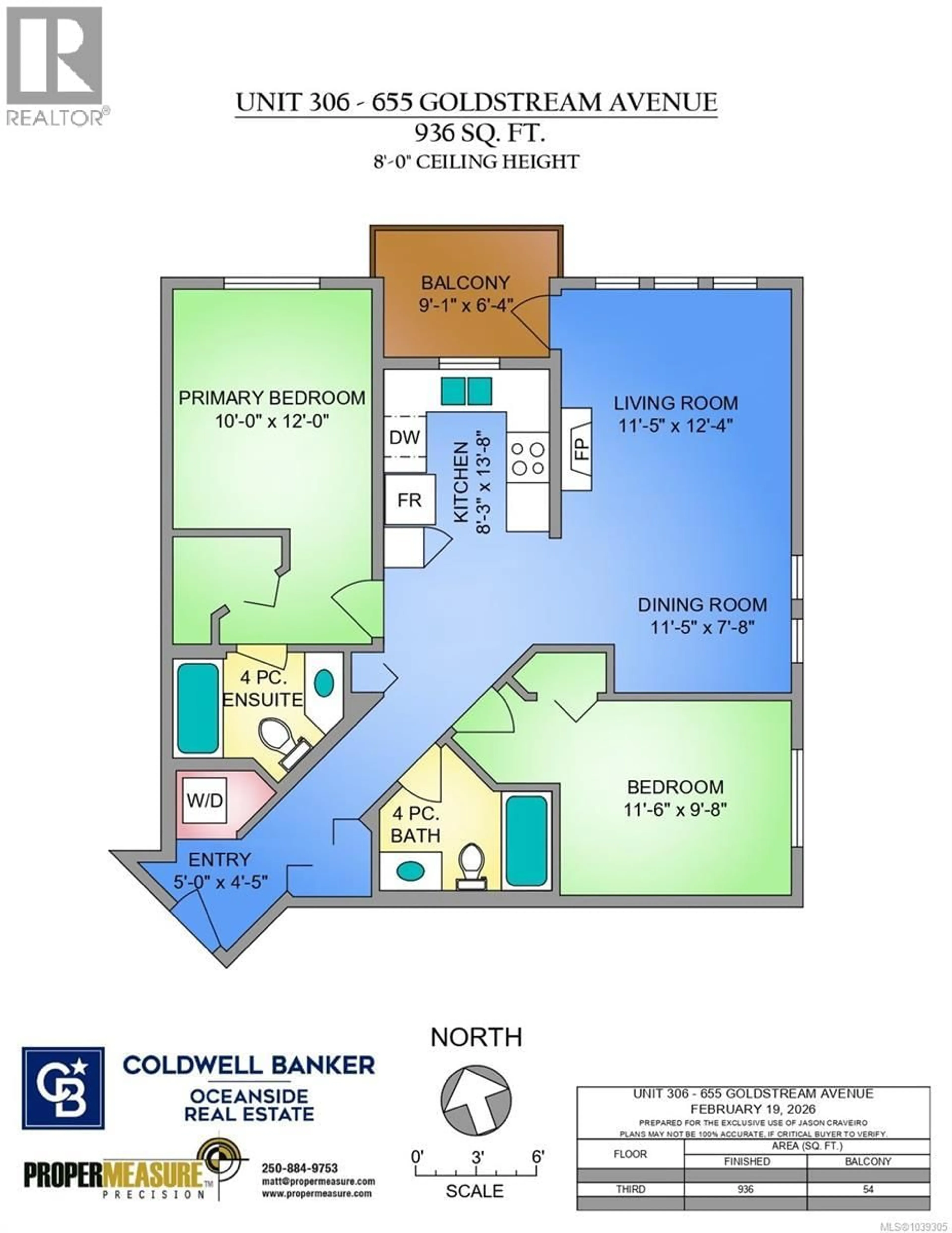 Floor plan for 306 - 655 GOLDSTREAM AVENUE, Langford British Columbia V9B0G2