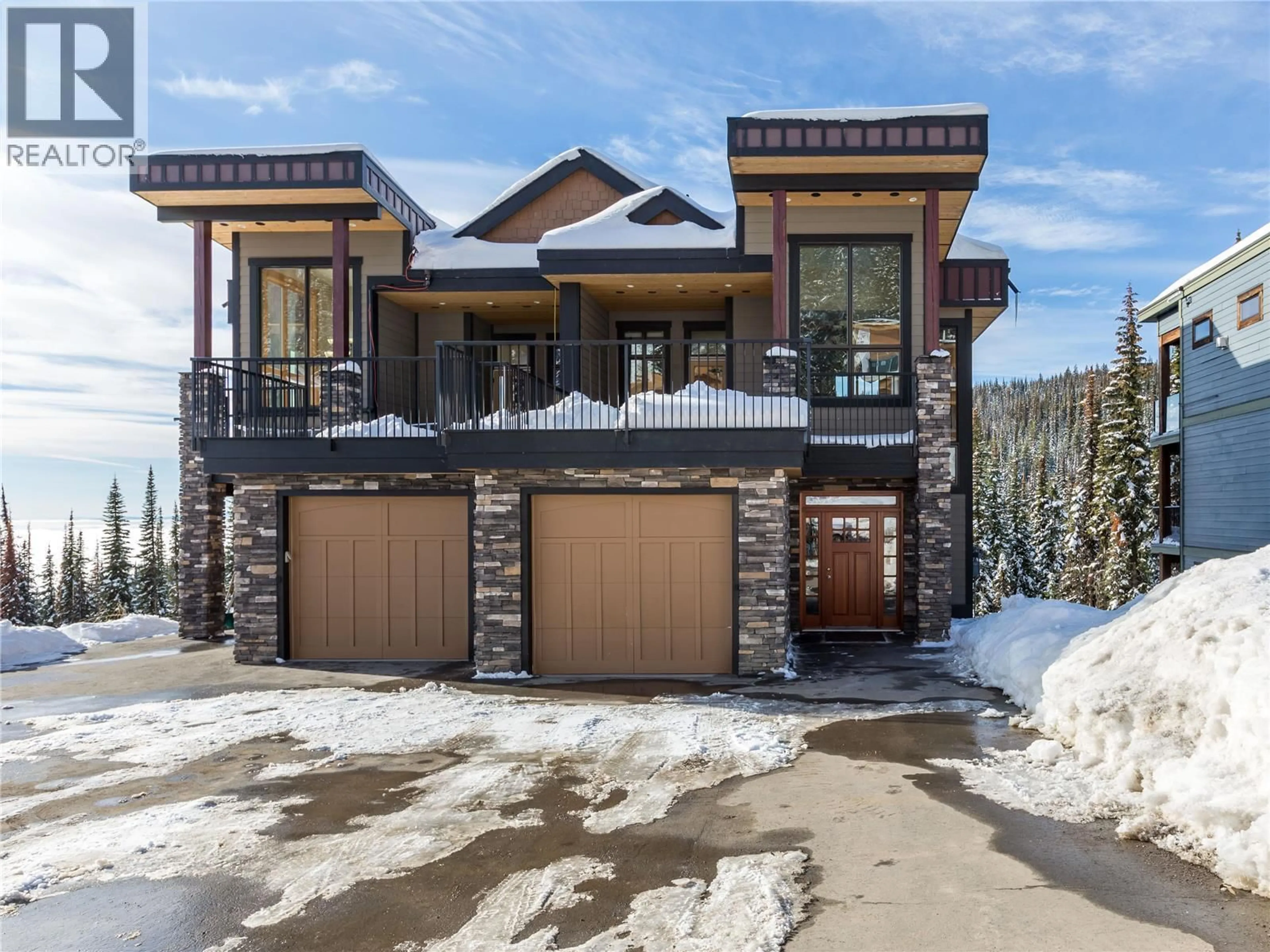 Home with brick exterior material, street for 9966 PURCELL DRIVE, Silver Star British Columbia V1B0S1