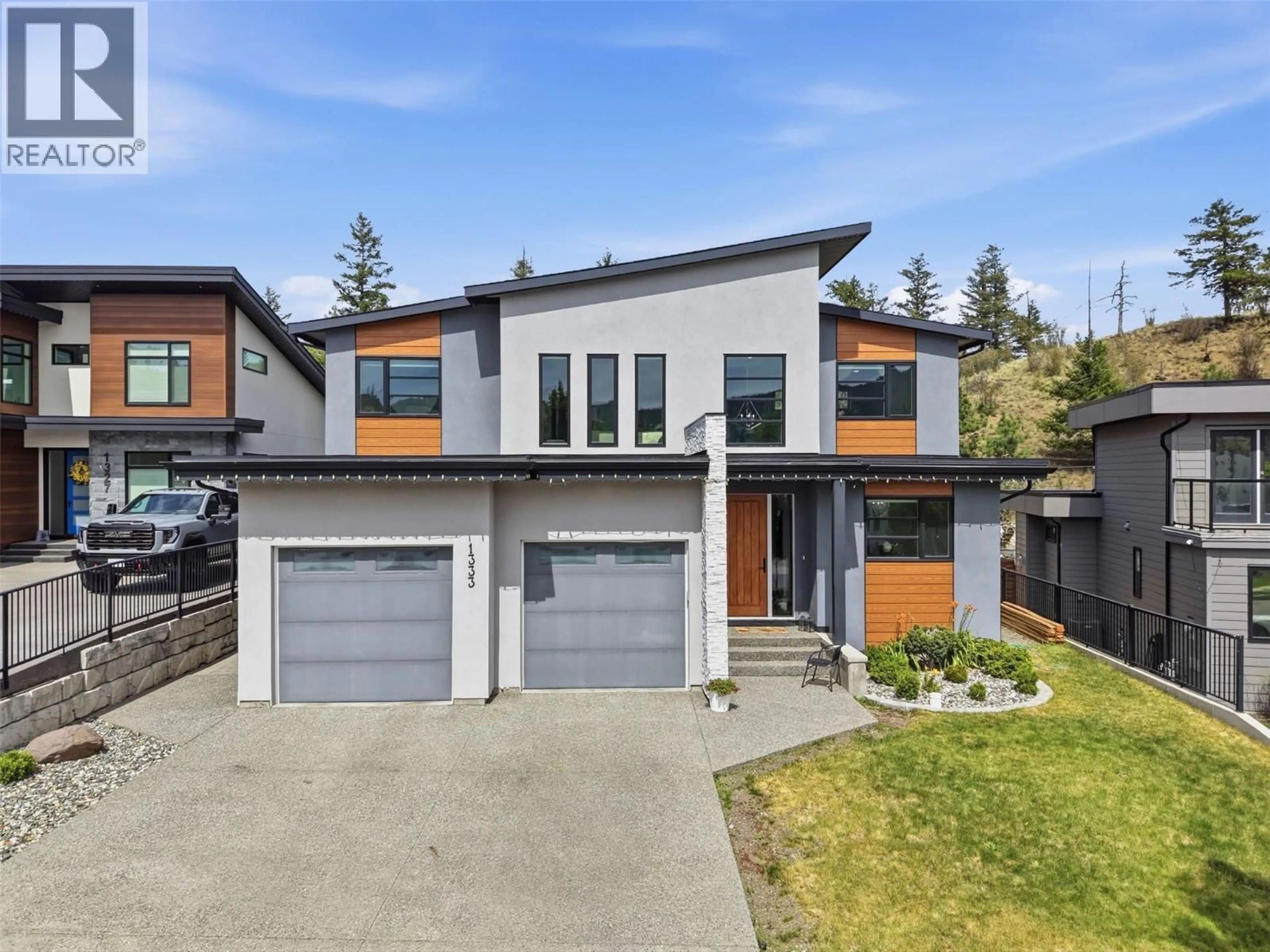 Home with brick exterior material, street for 1333 PRAIRIE ROSE DRIVE, Kamloops British Columbia V2E0C5