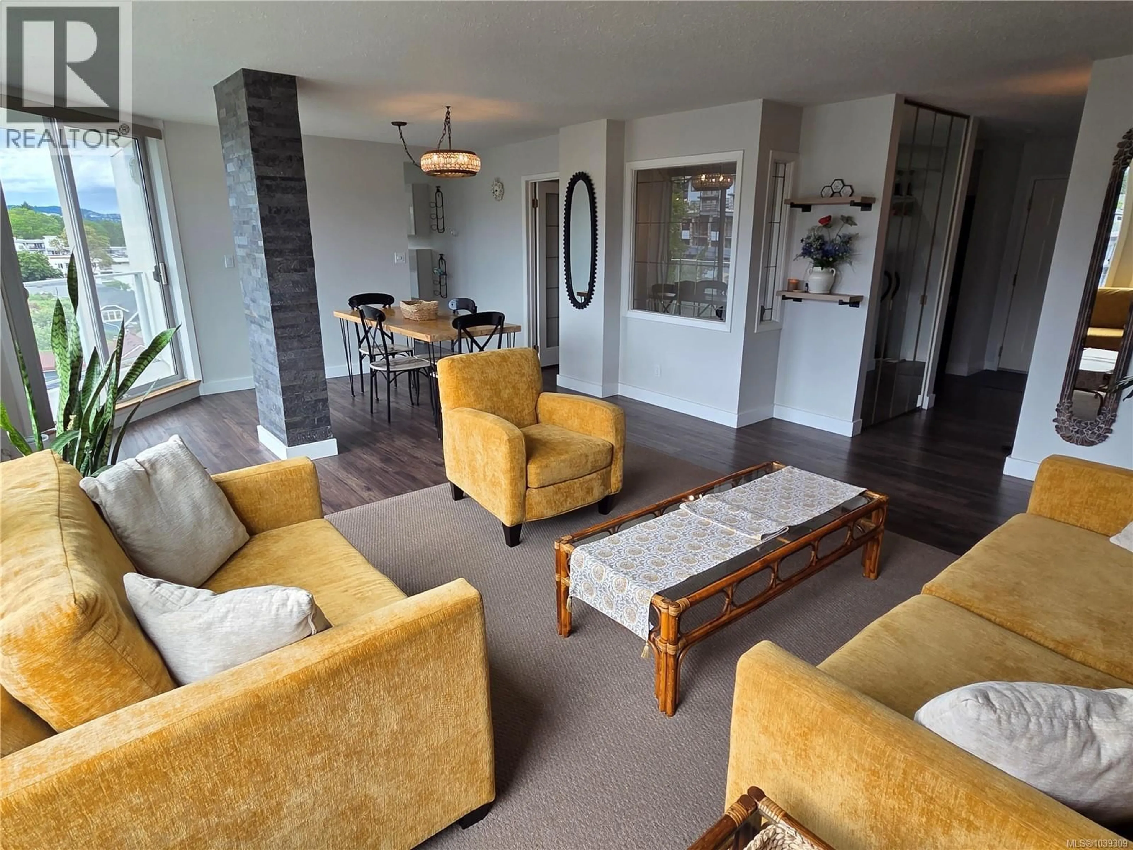 Living room with furniture, unknown for 603 - 220 TOWNSITE ROAD, Nanaimo British Columbia V9S5S8