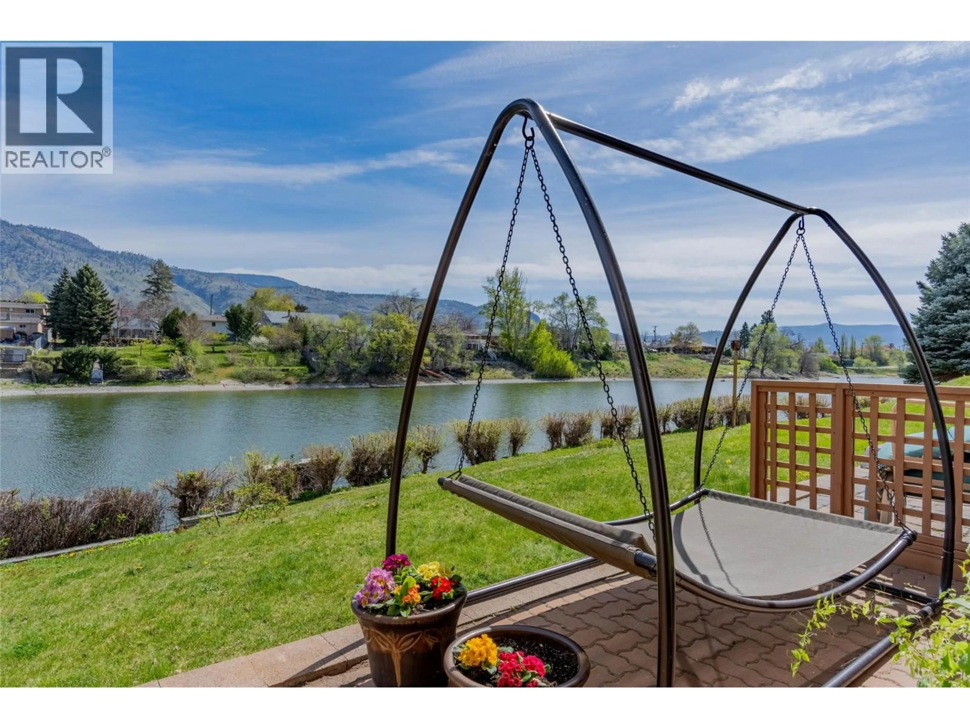 Patio, water/lake/river/ocean view for 8029 VEDETTE DRIVE, Osoyoos British Columbia V0H1V2