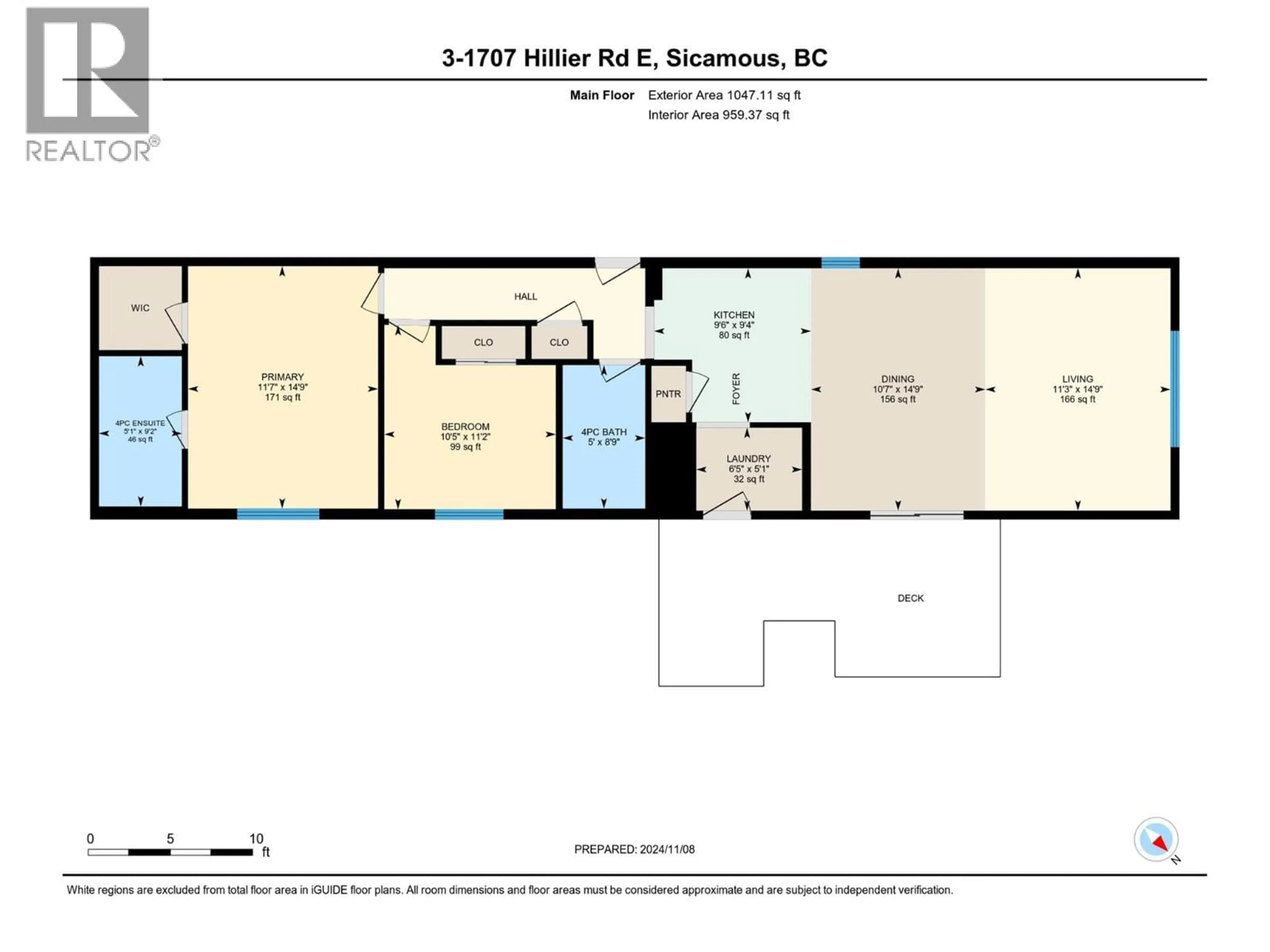 Floor plan for 3 - 1707 HILLIER ROAD EAST, Sicamous British Columbia V0E2V0