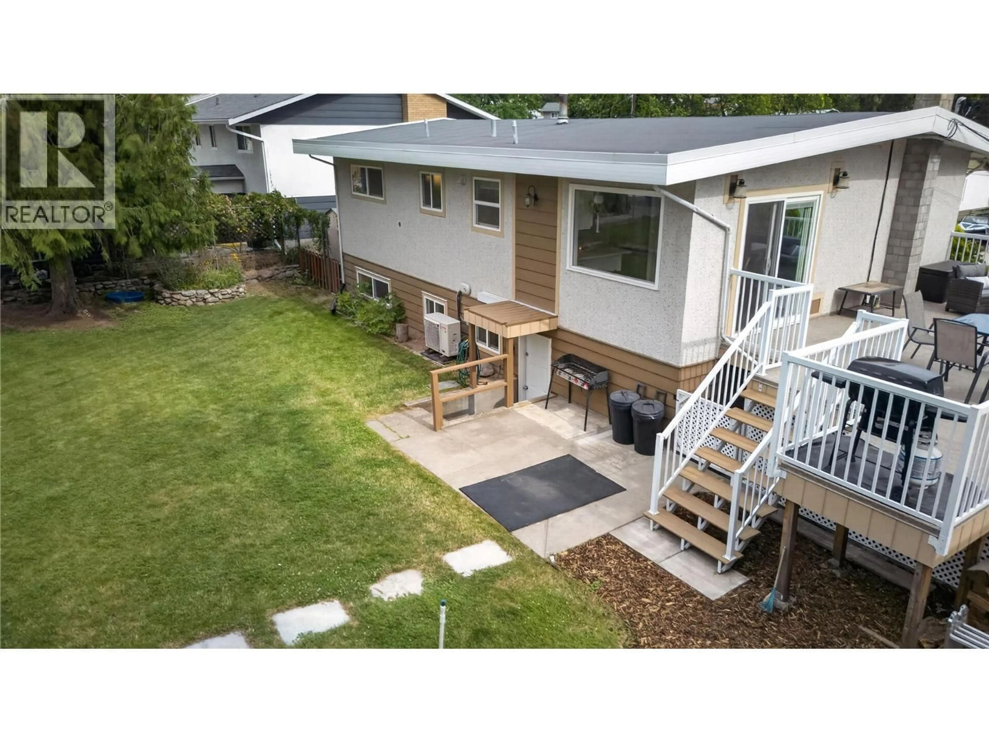 A pic from outside/outdoor area/front of a property/back of a property/a pic from drone, street for 162 WOODLANDS PLACE, Penticton British Columbia V2A3B2