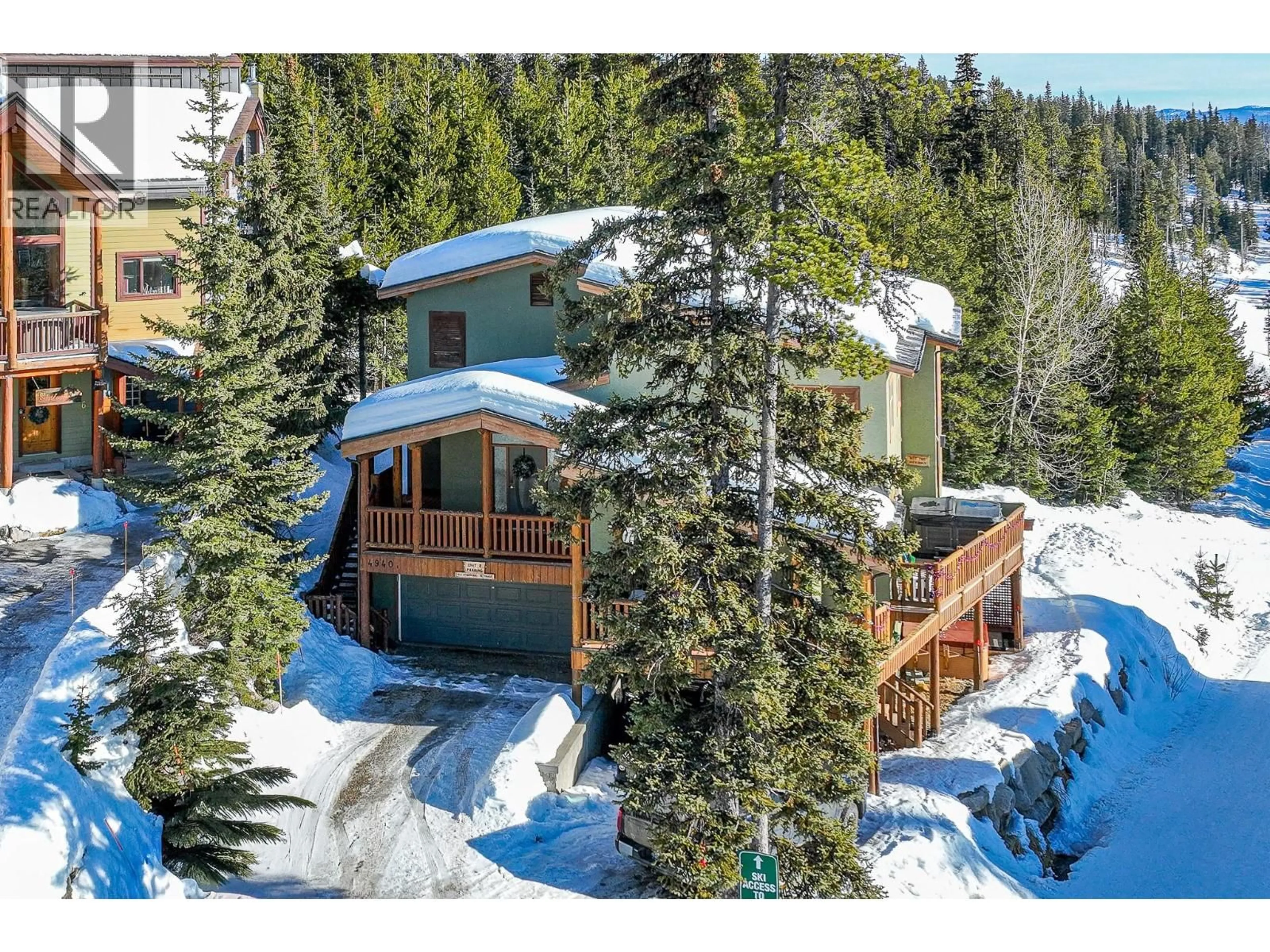 A pic from outside/outdoor area/front of a property/back of a property/a pic from drone, unknown for B - 4940 SNOWPINES ROAD, Big White British Columbia V0H0H0